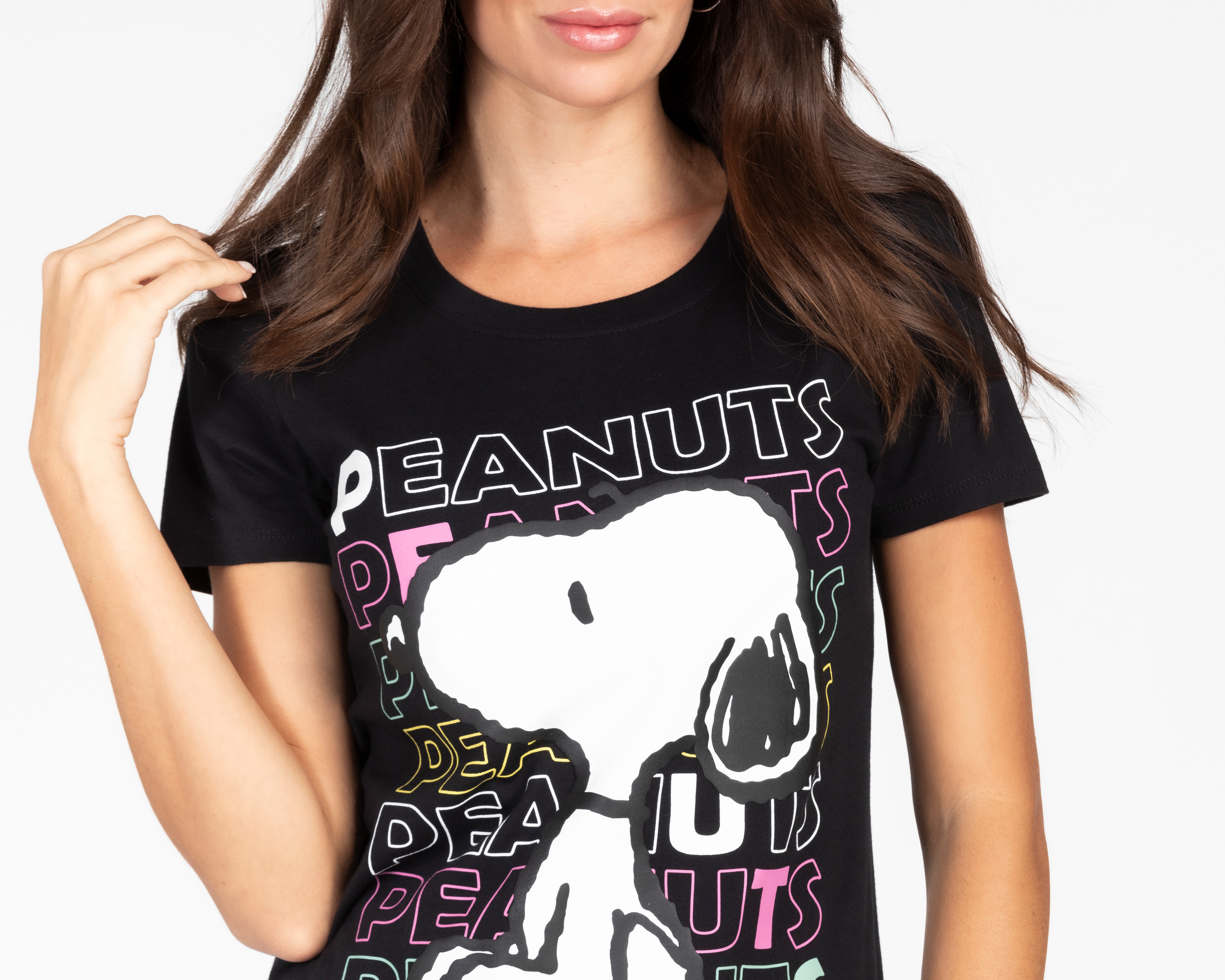 Foto 6 pulgar | Foto 5 | Playera Peanuts Manga Corta para Mujer