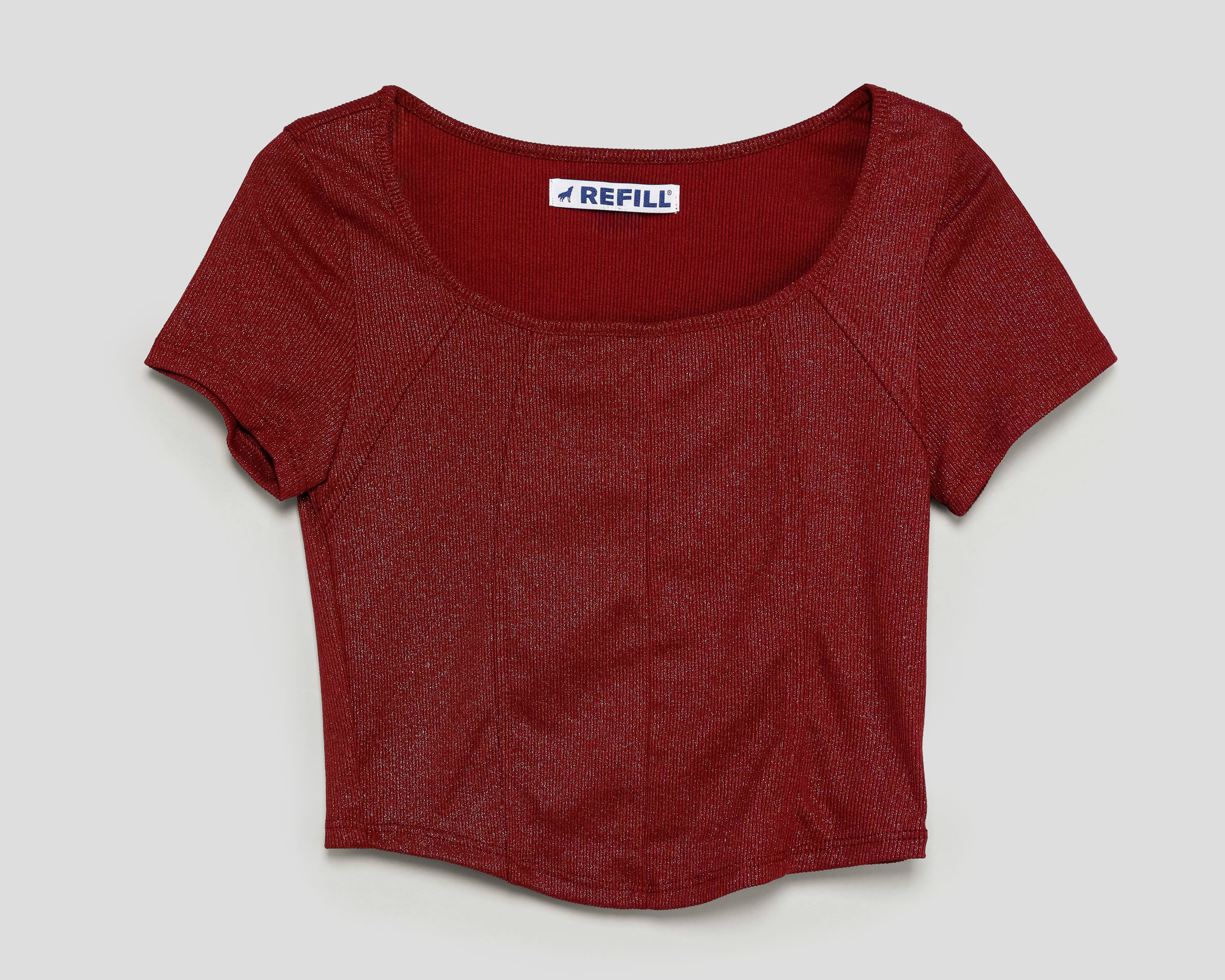 Blusa Refill Manga Corta para Mujer