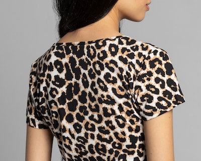 Foto 5 | Foto 5 | Playera Thinner Animal Print para Mujer
