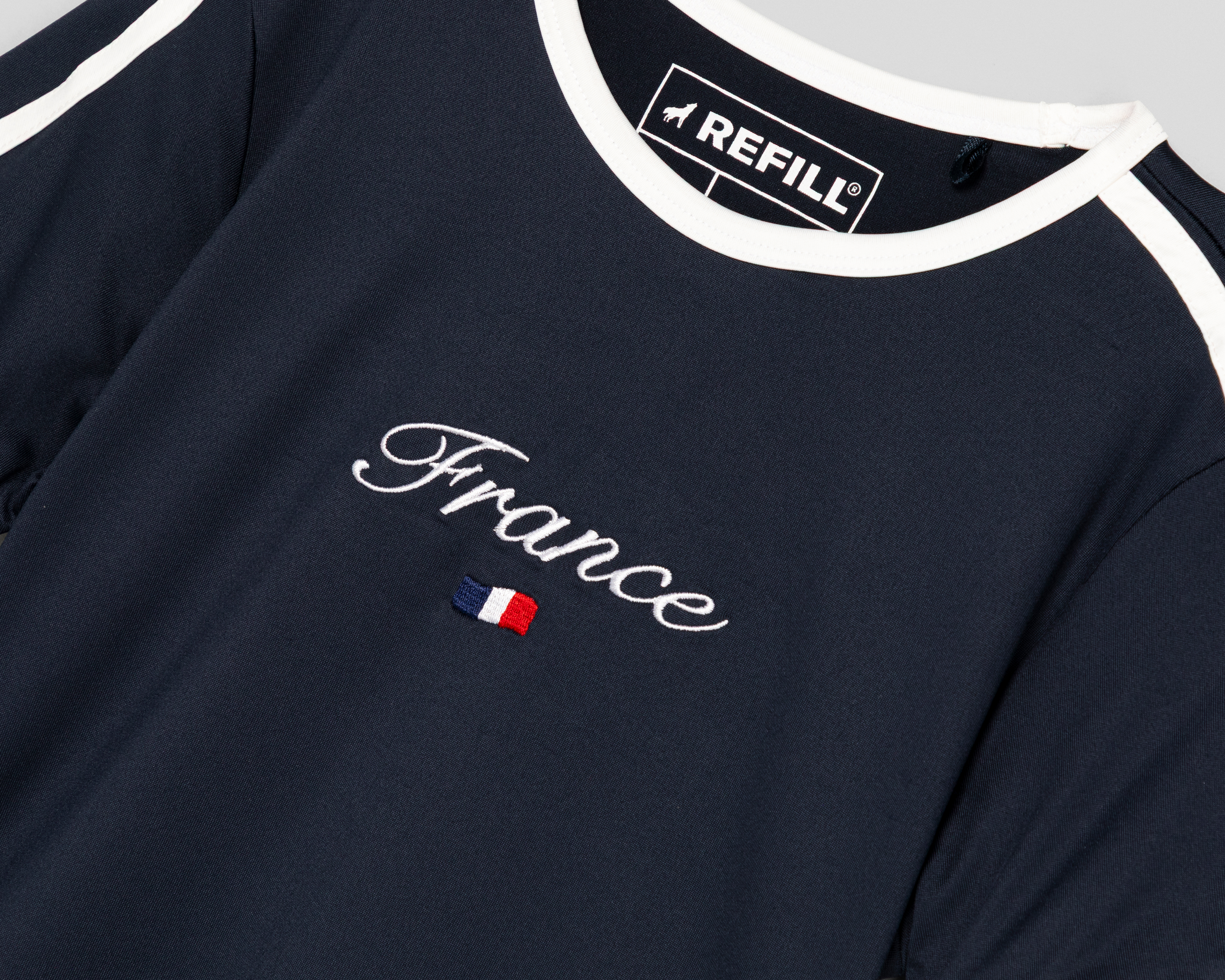 Foto 3 | Foto 3 | Playera Azul Marino Refill para Mujer