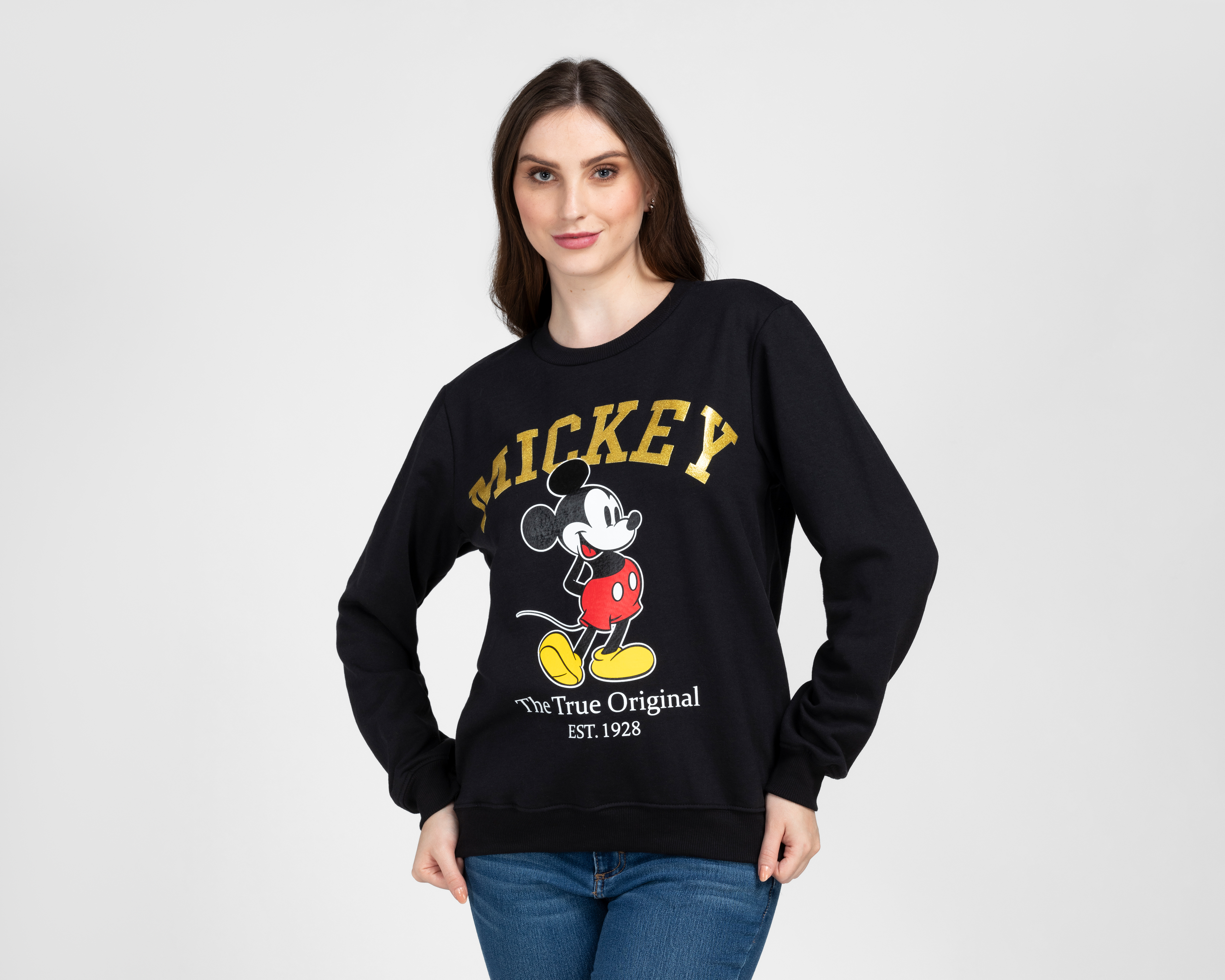 Foto 2 pulgar | Foto 1 | Sudadera Mickey Mouse Disney para Mujer