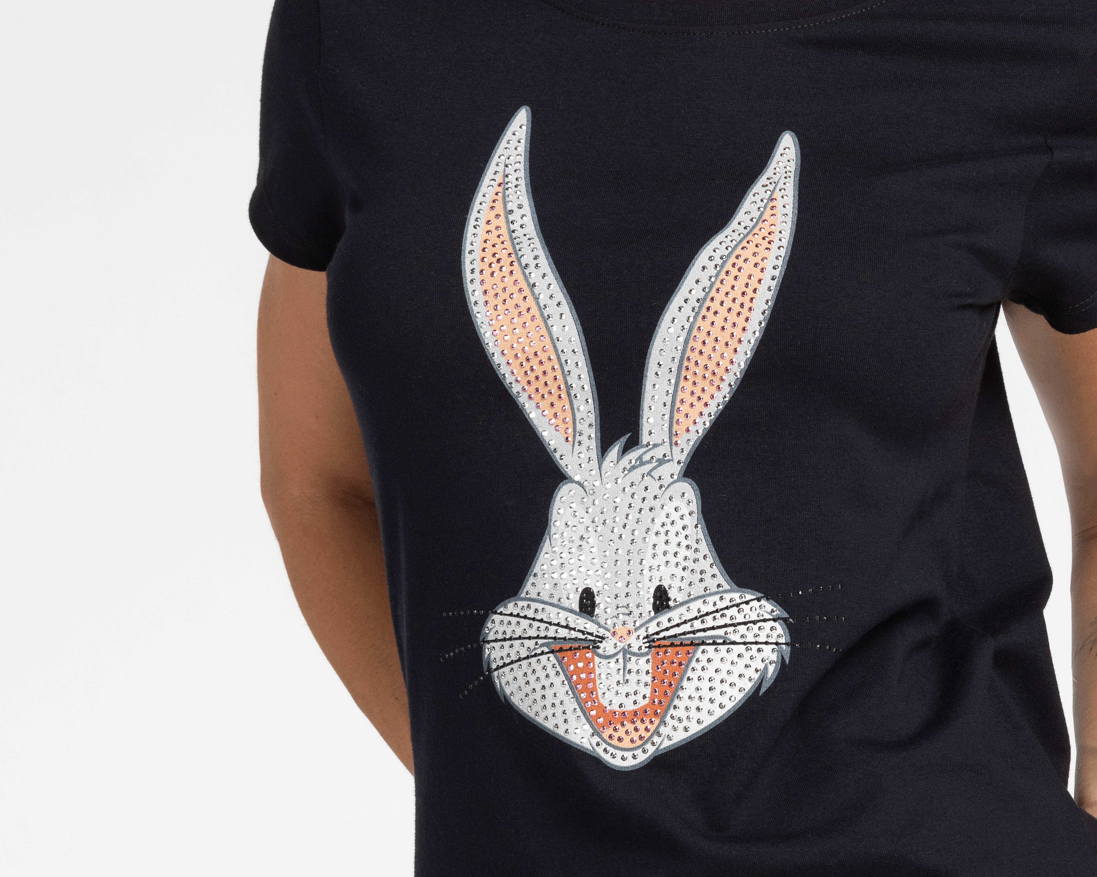 Foto 4 pulgar | Foto 3 | Playera Looney Tunes con Pedrería para Mujer