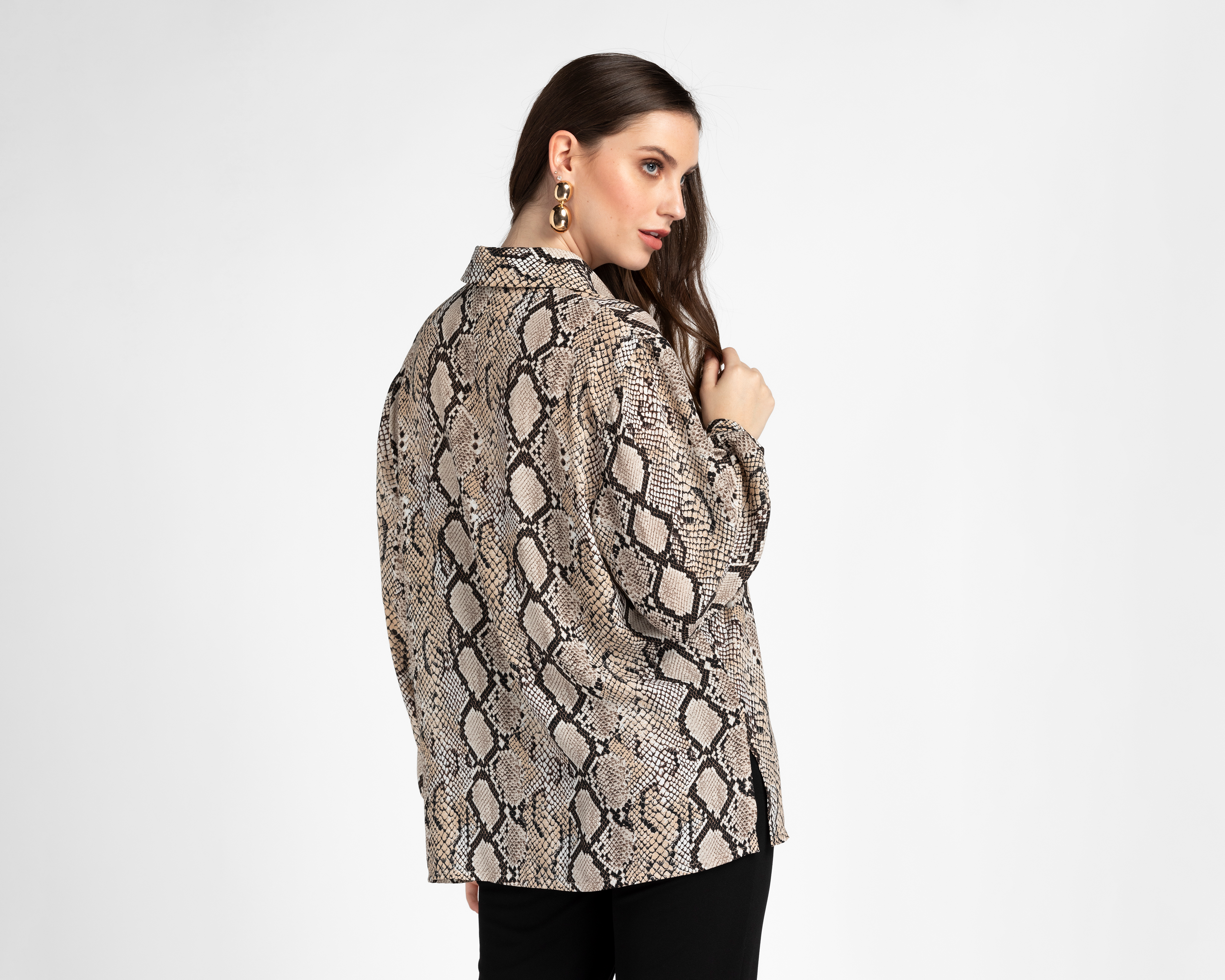 Foto 4 pulgar | Foto 3 | Blusa Sahara Manga Larga para Mujer
