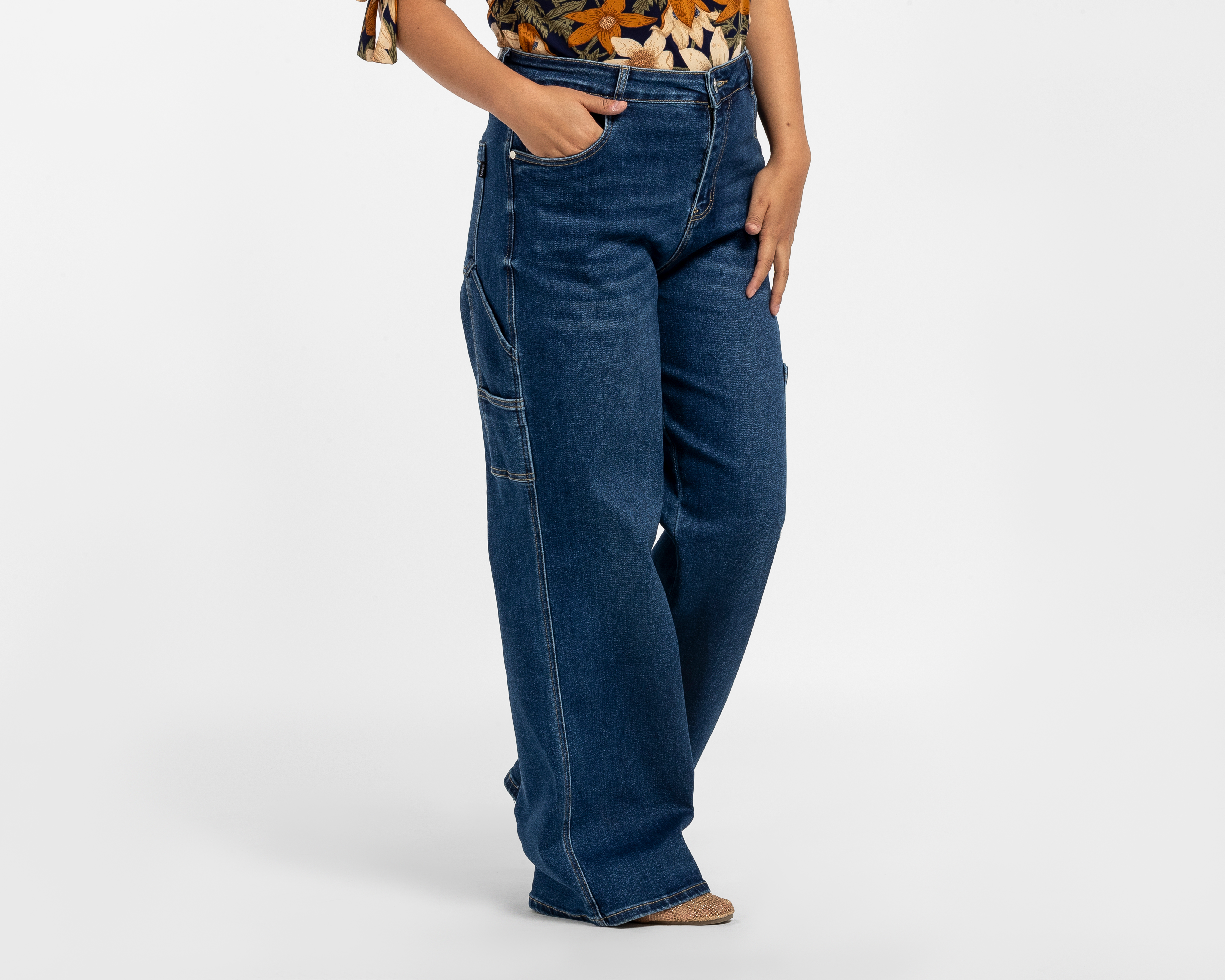 Foto 1 | Foto 1 | Jeans Wide Leg Bebe para Mujer