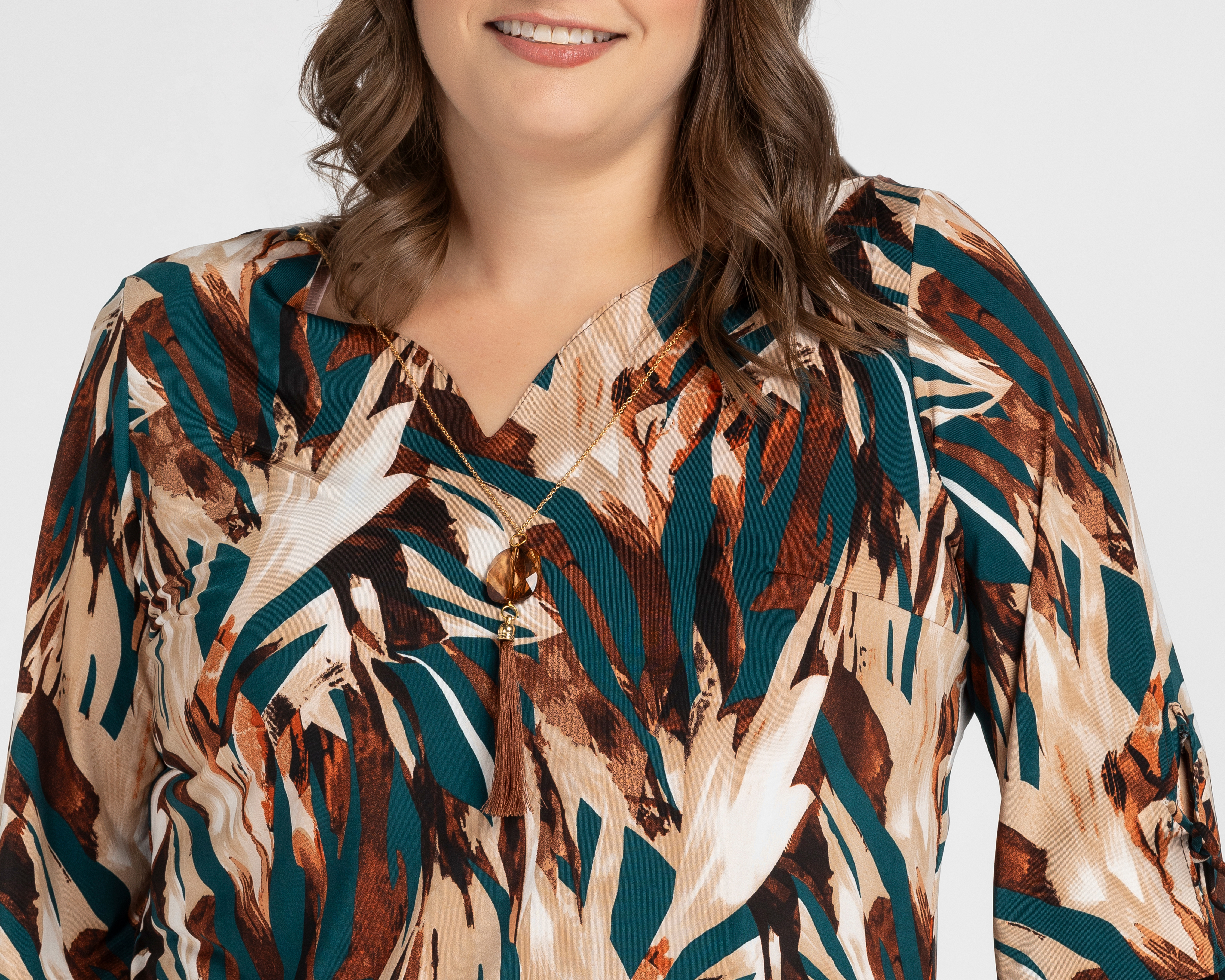 Foto 5 pulgar | Foto 4 | Blusa Paloma con Collar para Mujer