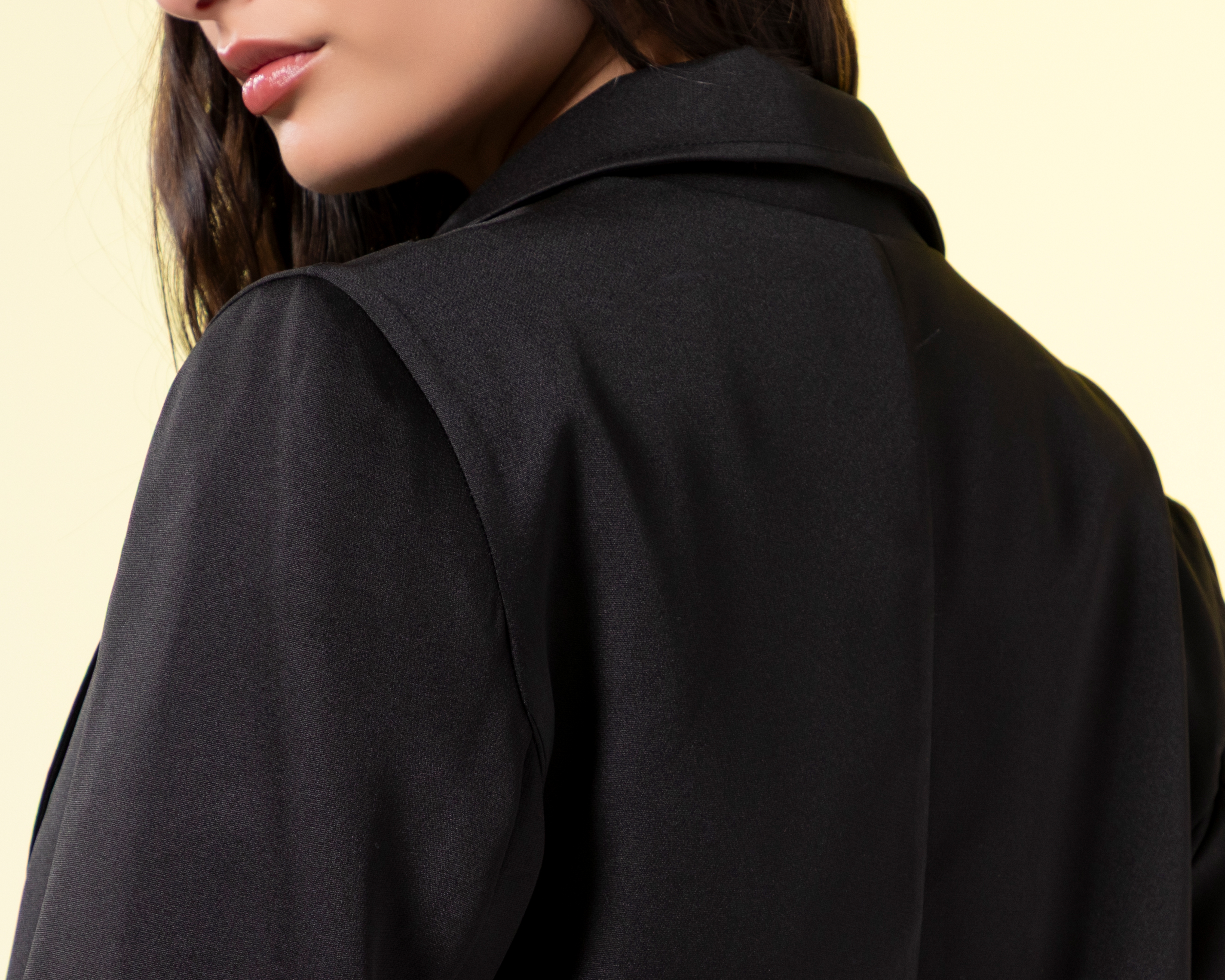 Foto 5 | Foto 5 | Blazer Negro Strona para Mujer