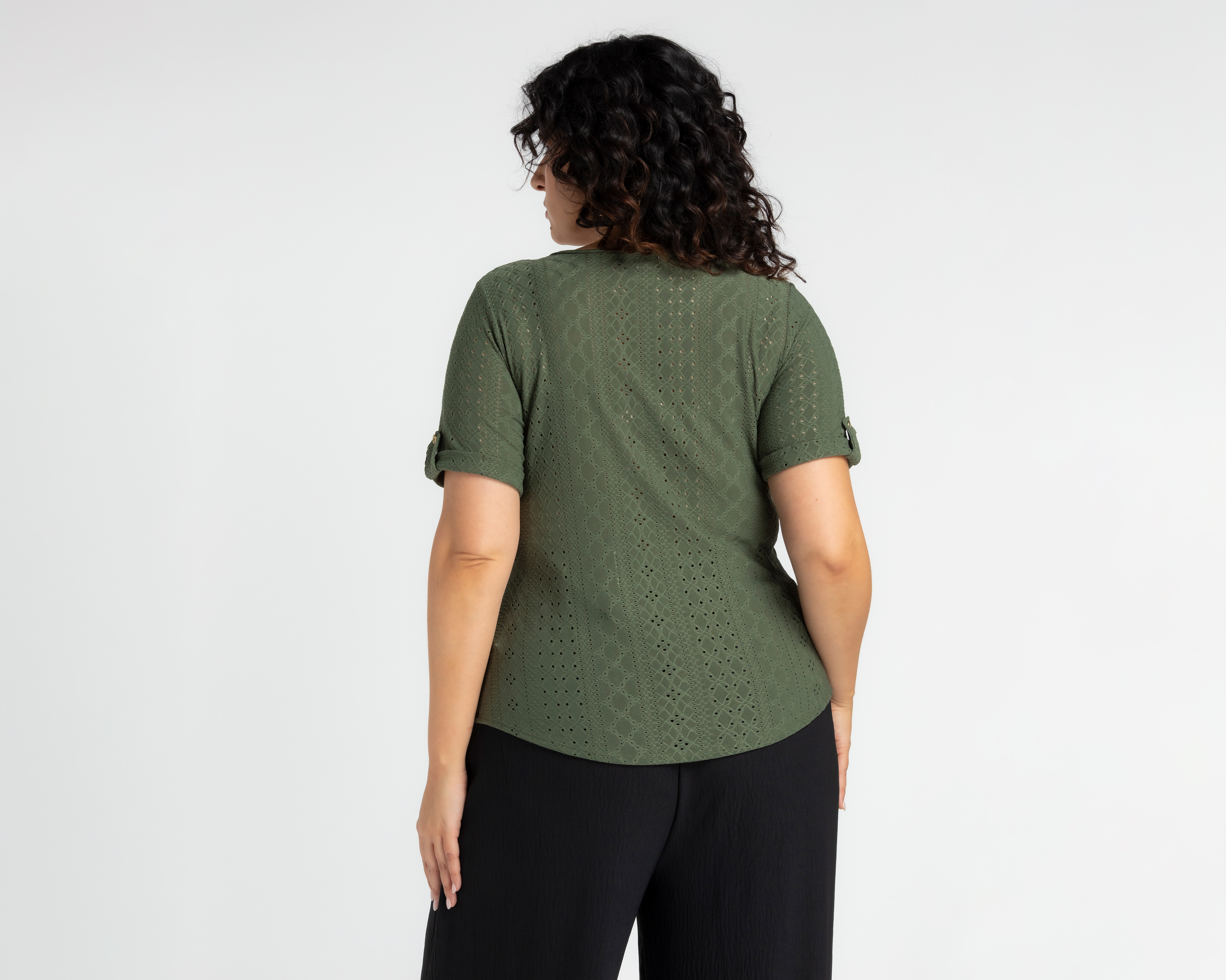 Foto 4 pulgar | Foto 3 | Blusa Lady Sun con Collar para Mujer