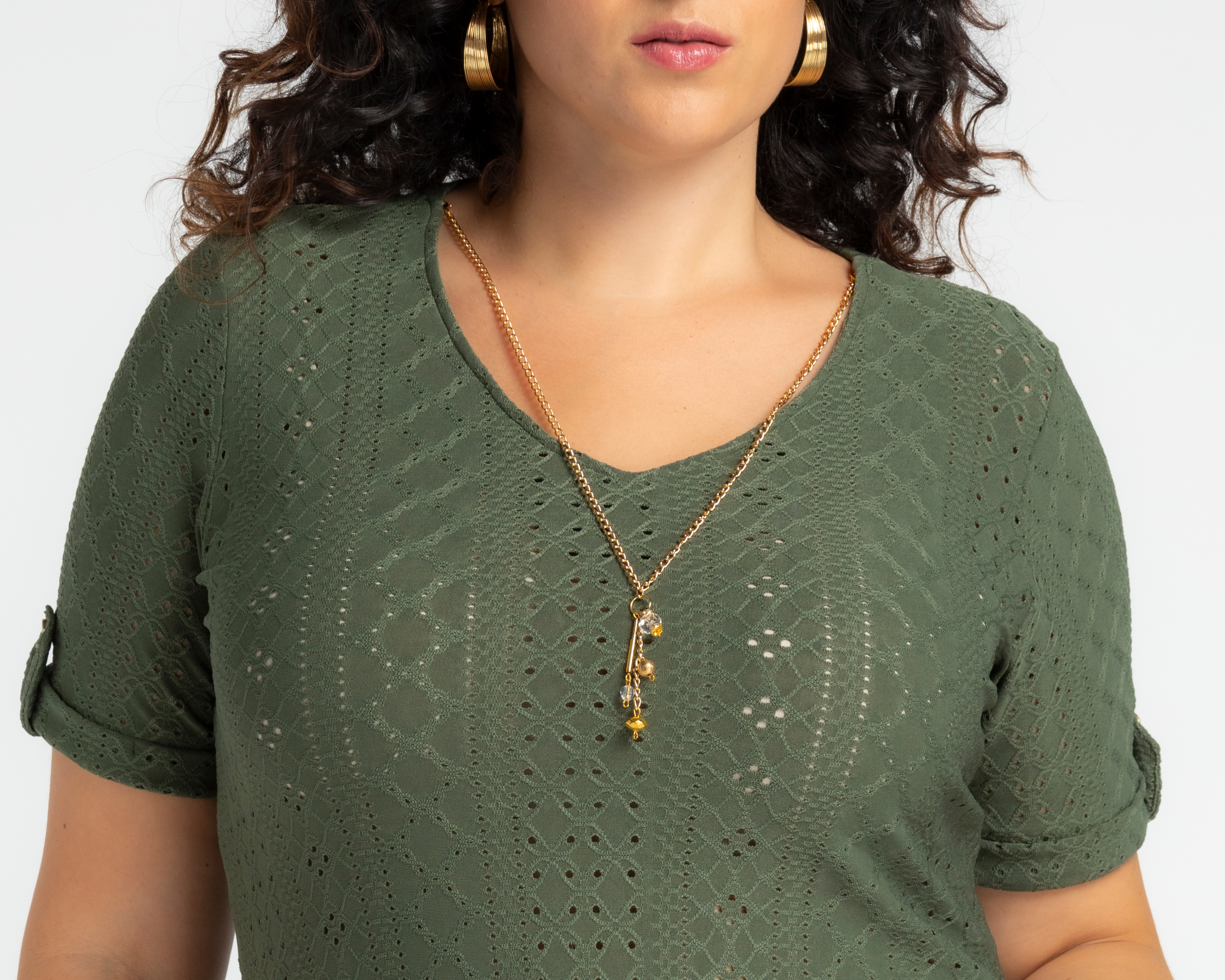 Foto 5 pulgar | Foto 4 | Blusa Lady Sun con Collar para Mujer