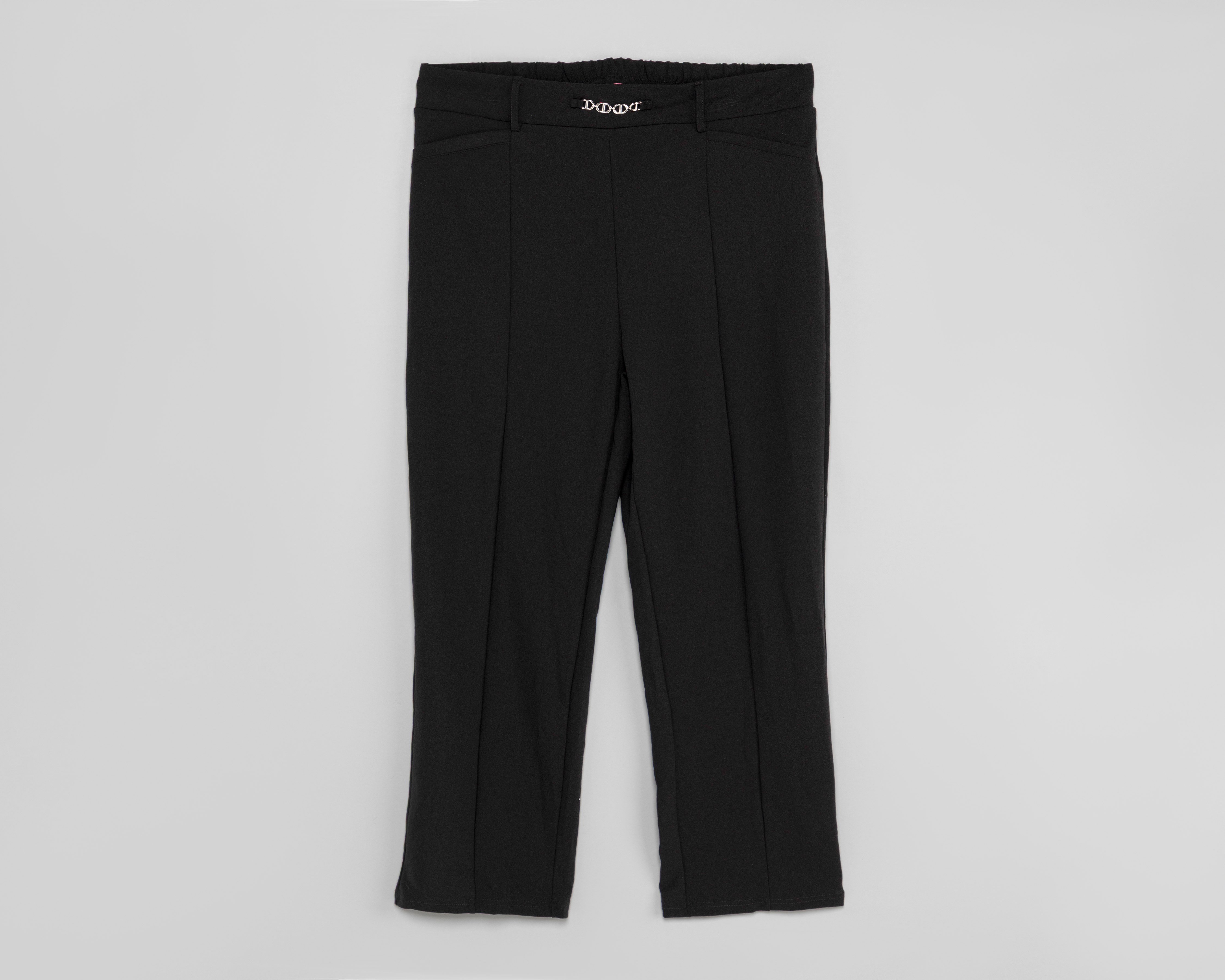 Foto 2 pulgar | Foto 1 | Pantalón de Vestir Sahara Negro para Mujer