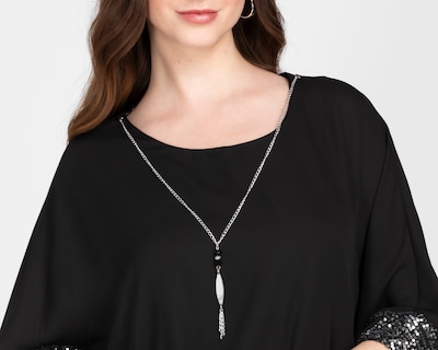 Foto 4 | Foto 4 | Blusa Lady Sun con Collar para Mujer