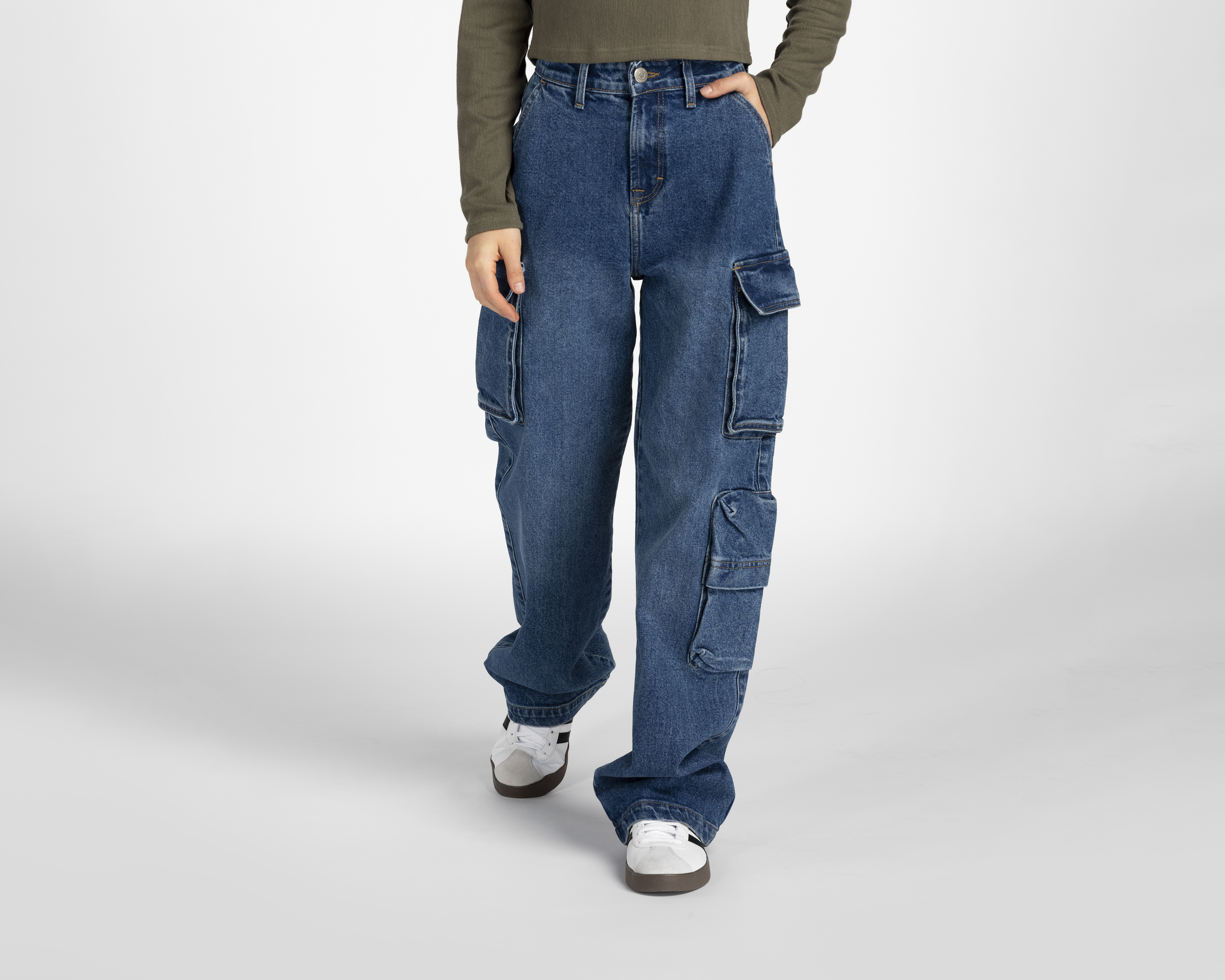 Jeans Wide Leg Refill para Mujer