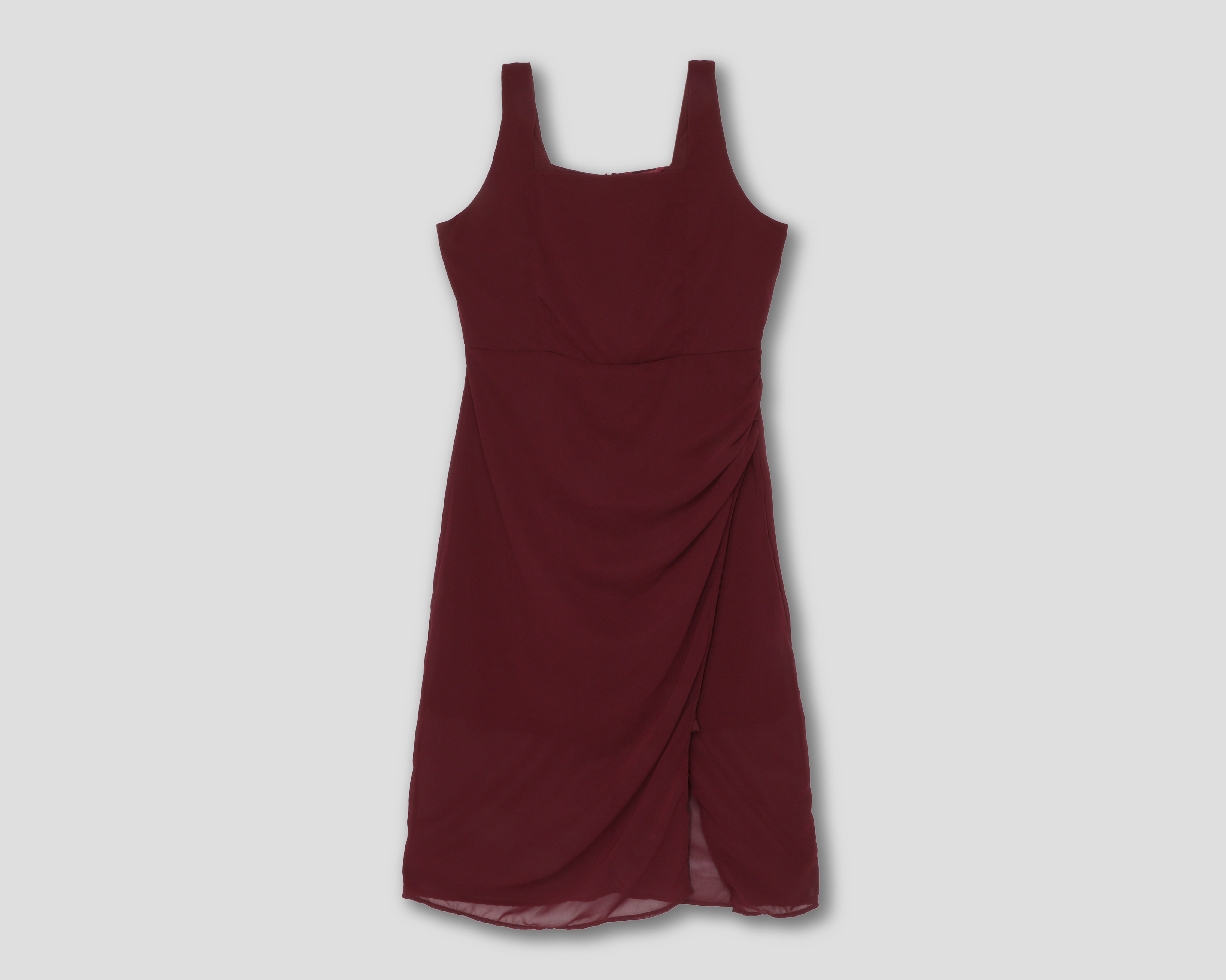 Foto 1 | Foto 1 | Vestido de Fiesta Sahara Vino con Abertura para Mujer