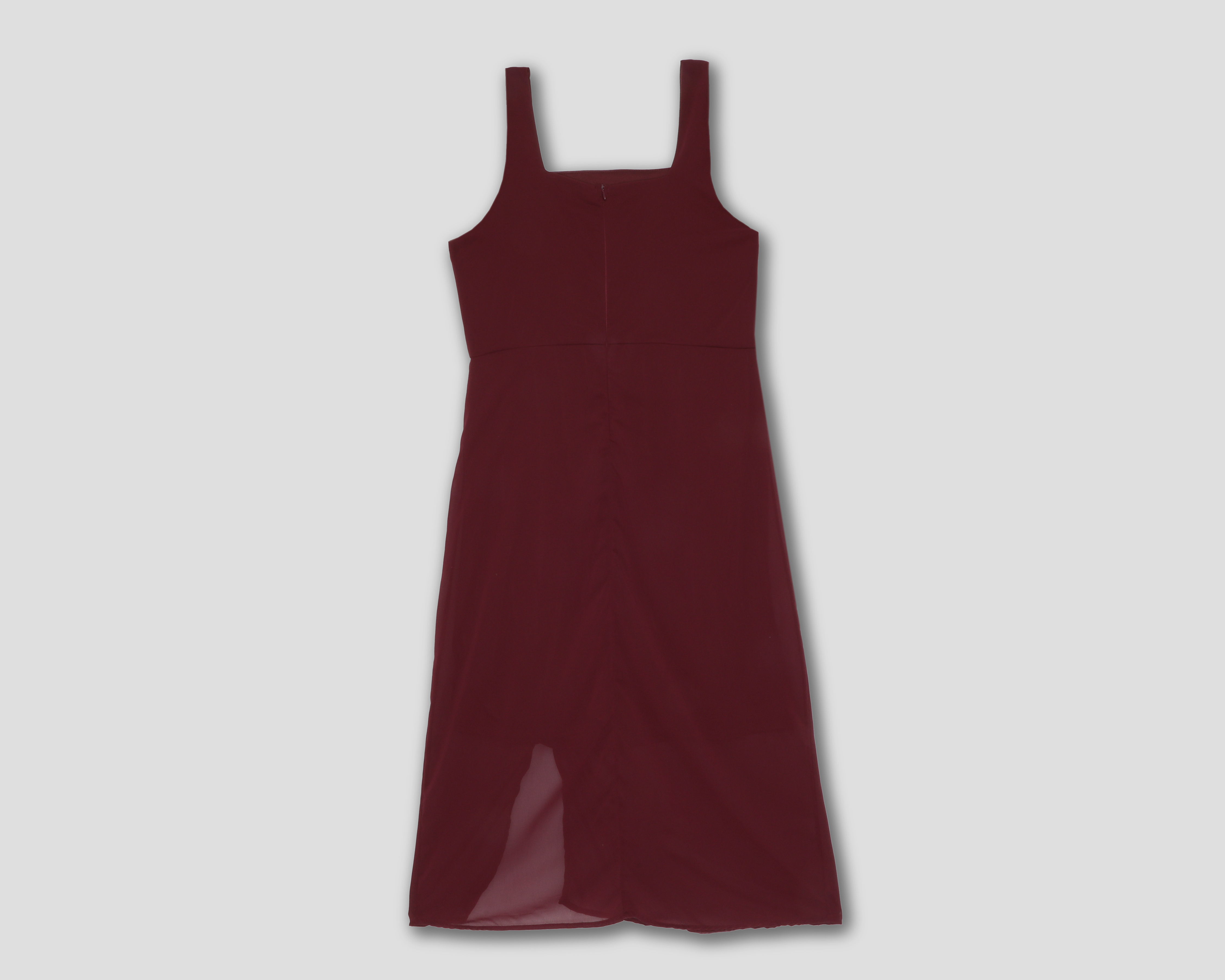 Foto 3 pulgar | Foto 2 | Vestido de Fiesta Sahara Vino con Abertura para Mujer