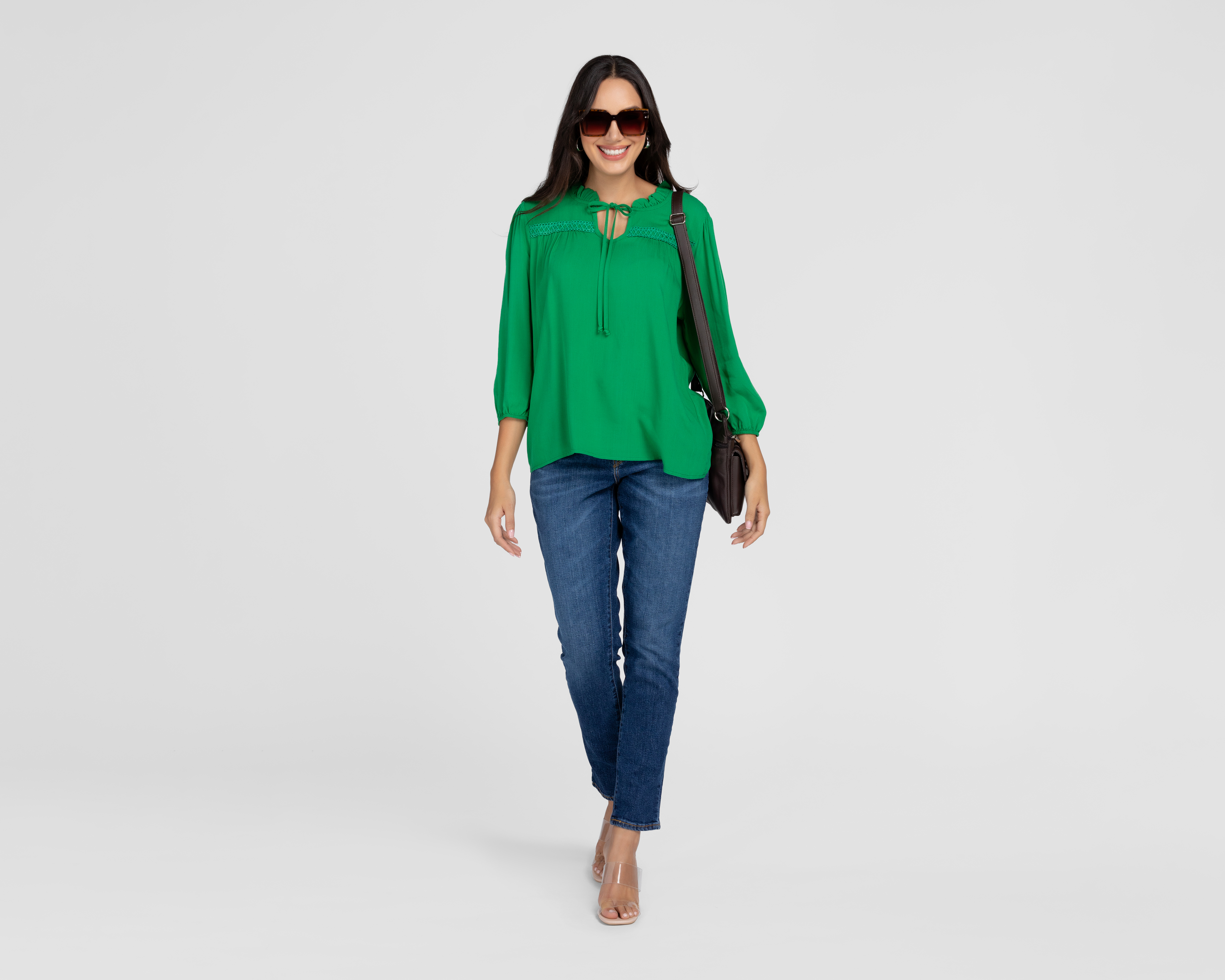 Foto 2 | Foto 2 | Blusa Sahara Cuello Redondo para Mujer