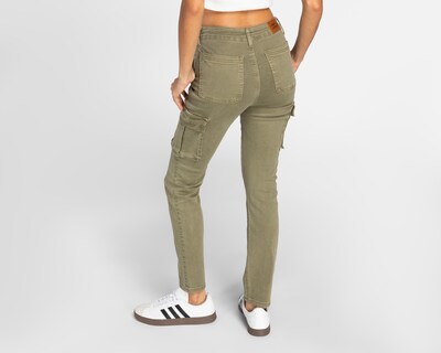 Foto 3 | Foto 3 | Pantalón Cargo Refill Verde Olivo para Mujer