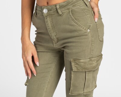 Foto 4 | Foto 4 | Pantalón Cargo Refill Verde Olivo para Mujer