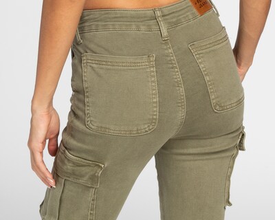 Foto 5 | Foto 5 | Pantalón Cargo Refill Verde Olivo para Mujer