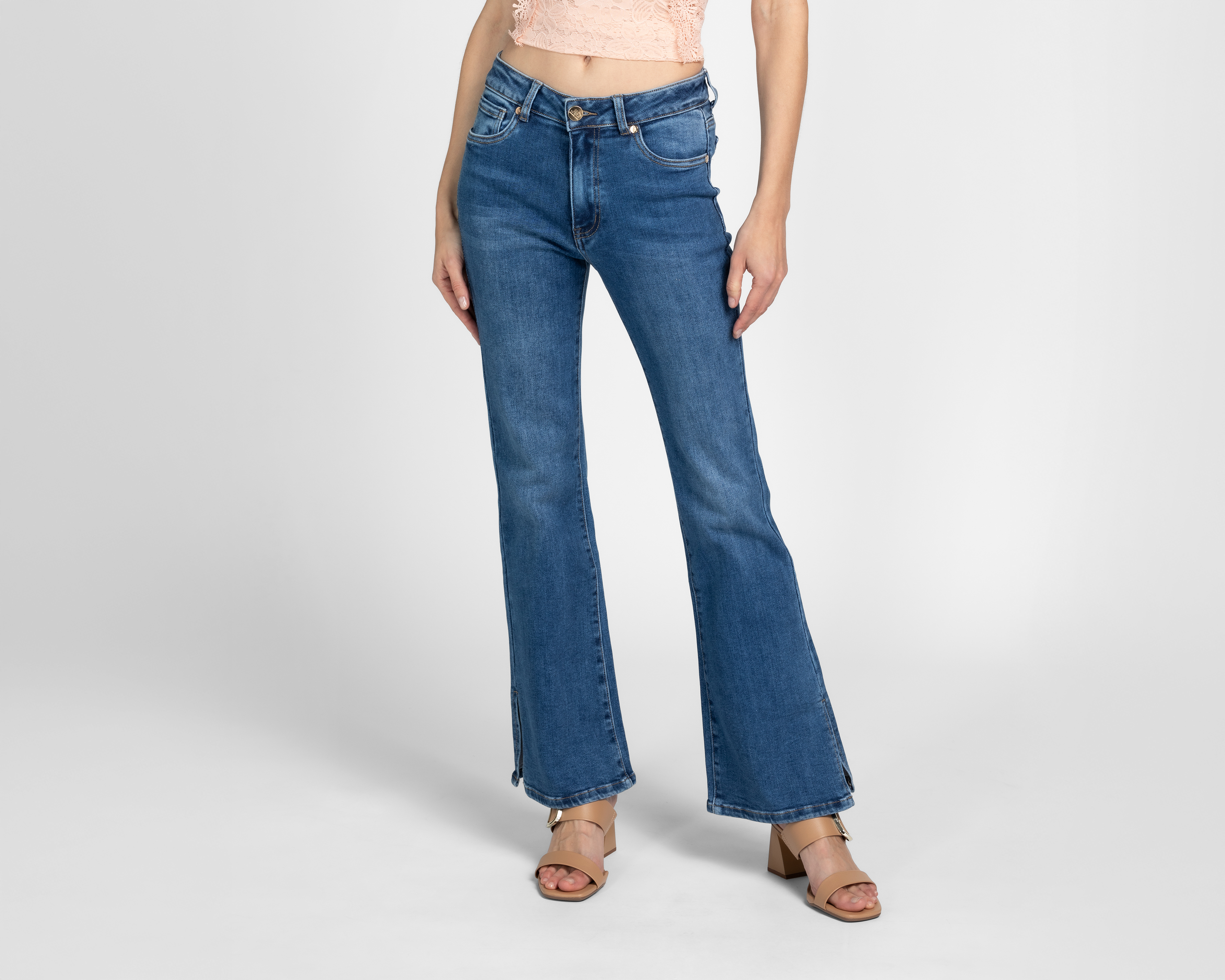 Foto 1 | Foto 1 | Jeans Flare Jennifer Lopez para Mujer