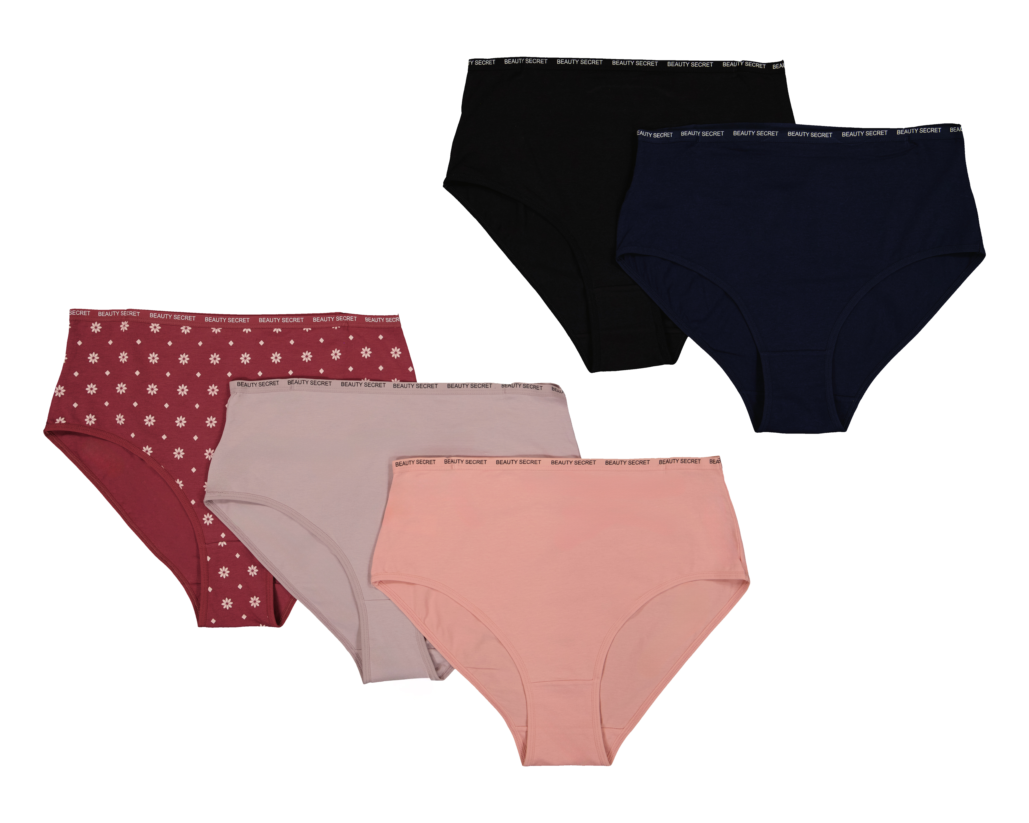 Foto 1 | Foto 1 | Pantaleta Beauty Secret para Mujer 5 Piezas