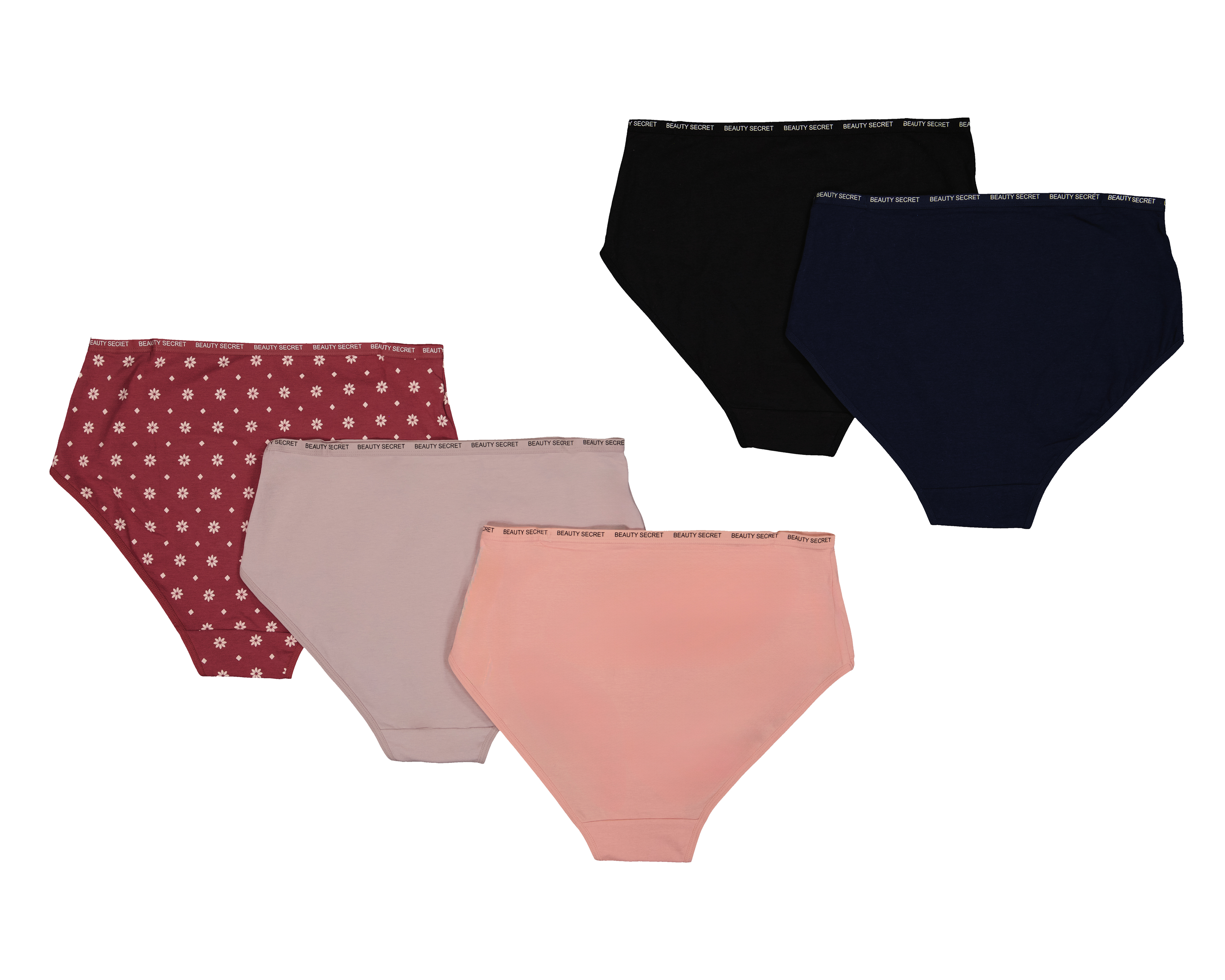 Foto 2 | Foto 2 | Pantaleta Beauty Secret para Mujer 5 Piezas