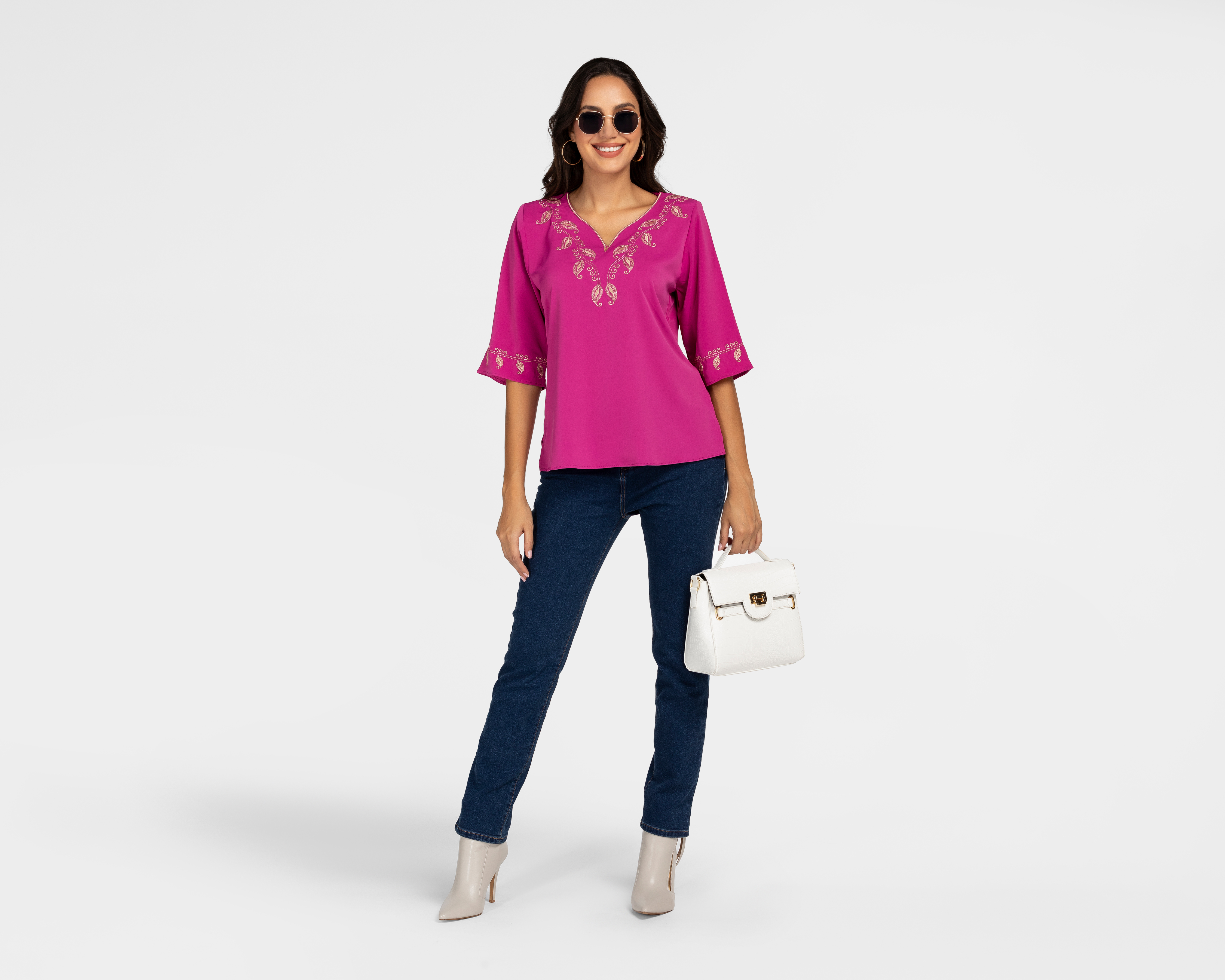 Foto 2 | Foto 2 | Blusa Paloma con Bordado para Mujer