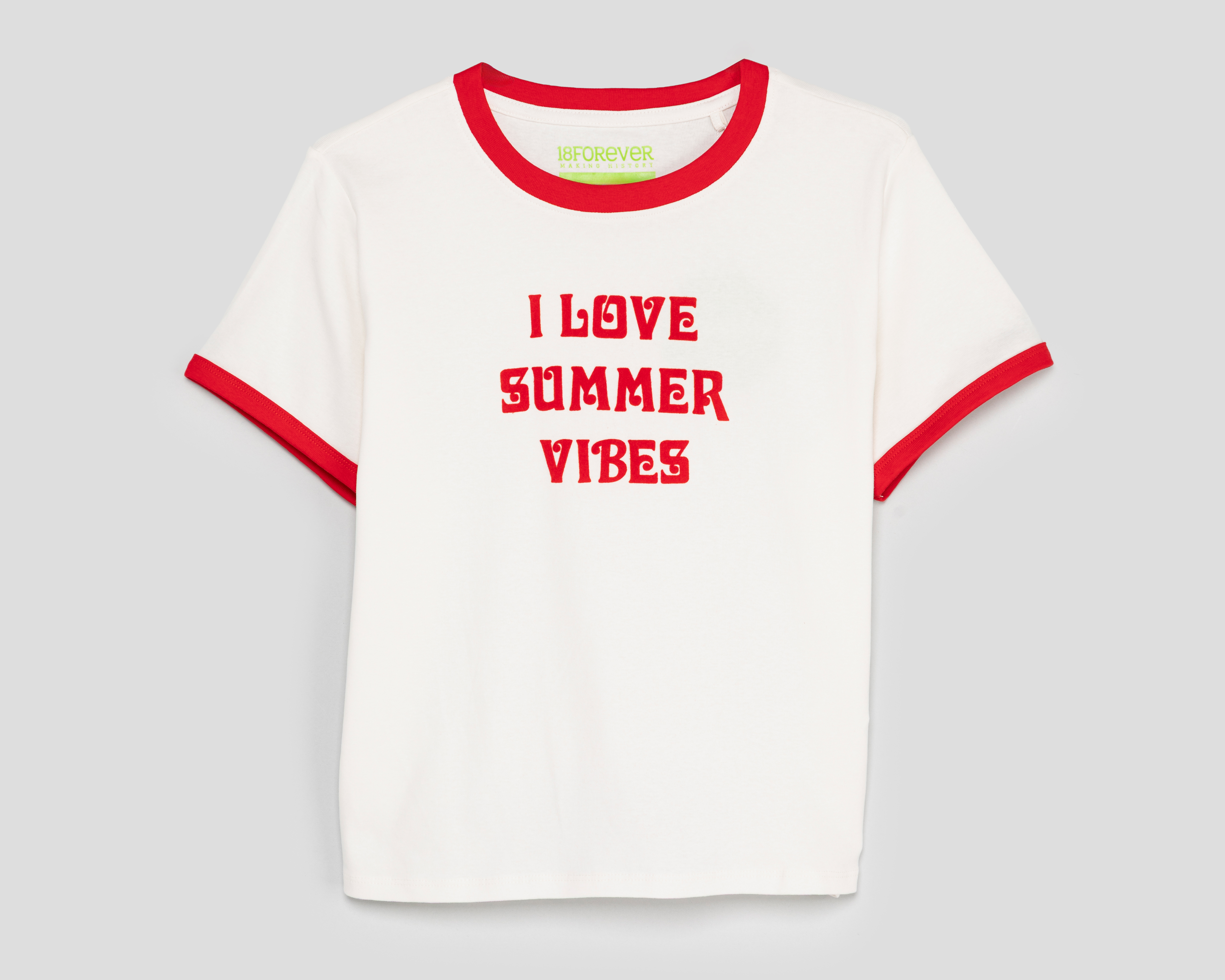 Playera Manga Corta 18 Forever para Mujer