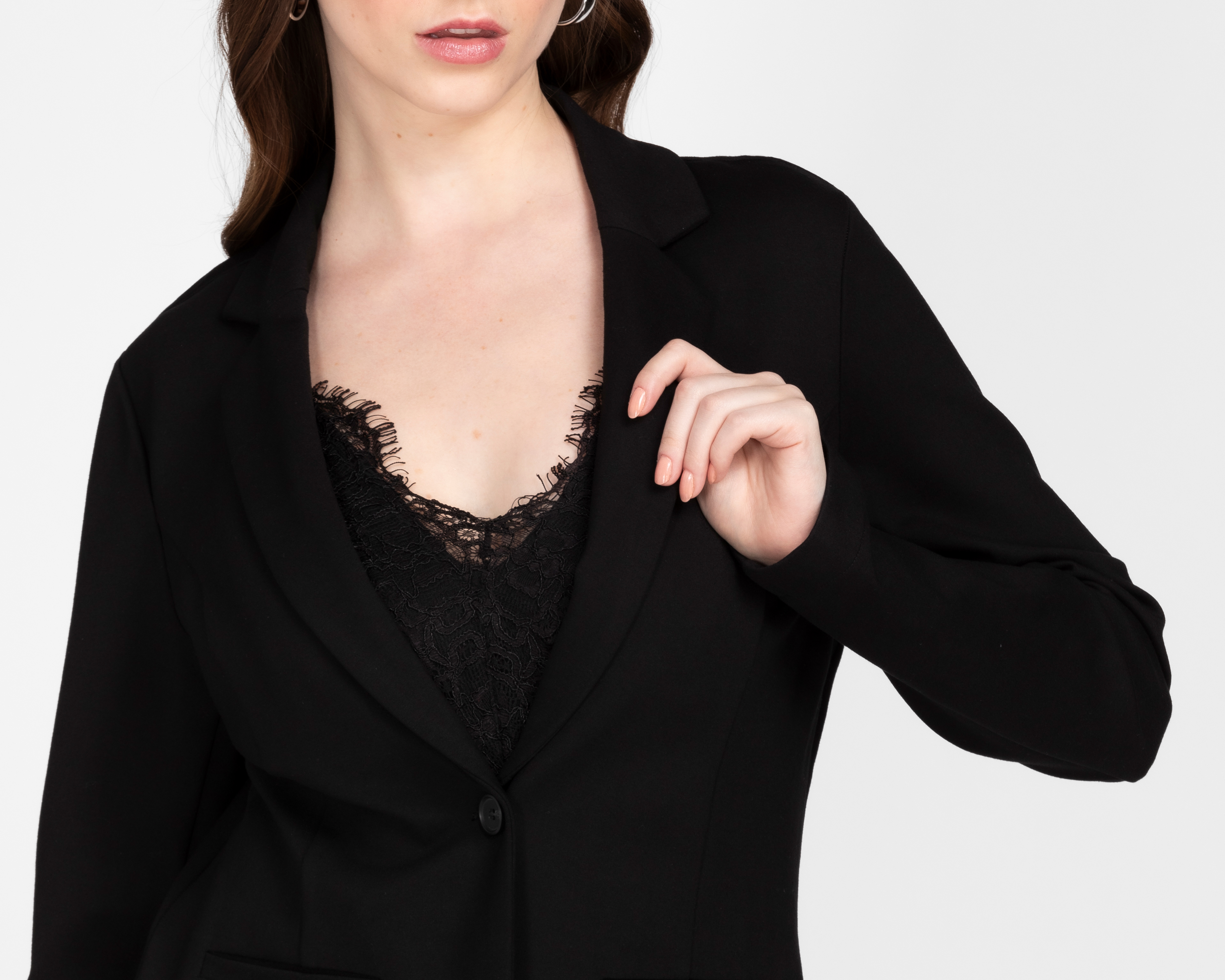 Foto 5 pulgar | Foto 4 | Blazer Negro Sahara para Mujer