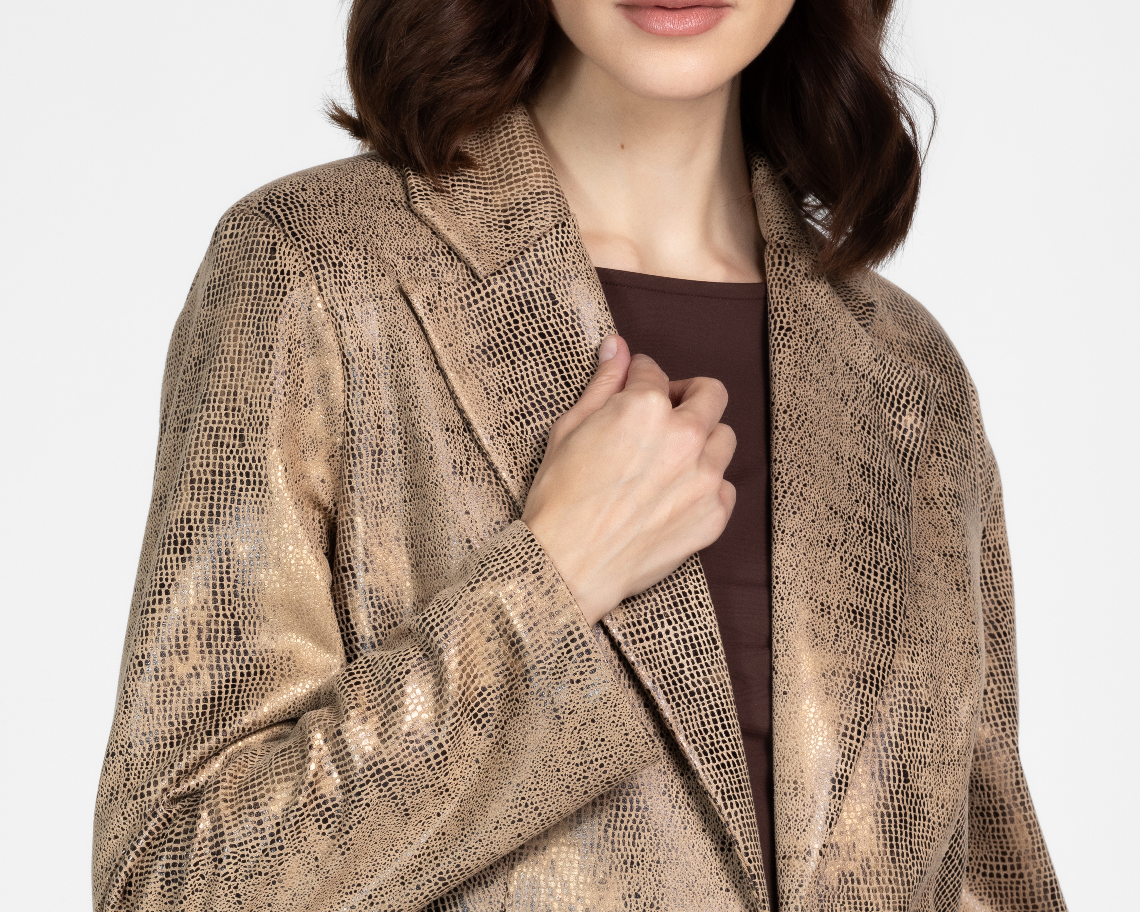 Foto 5 pulgar | Foto 4 | Blazer Dorado Sahara para Mujer