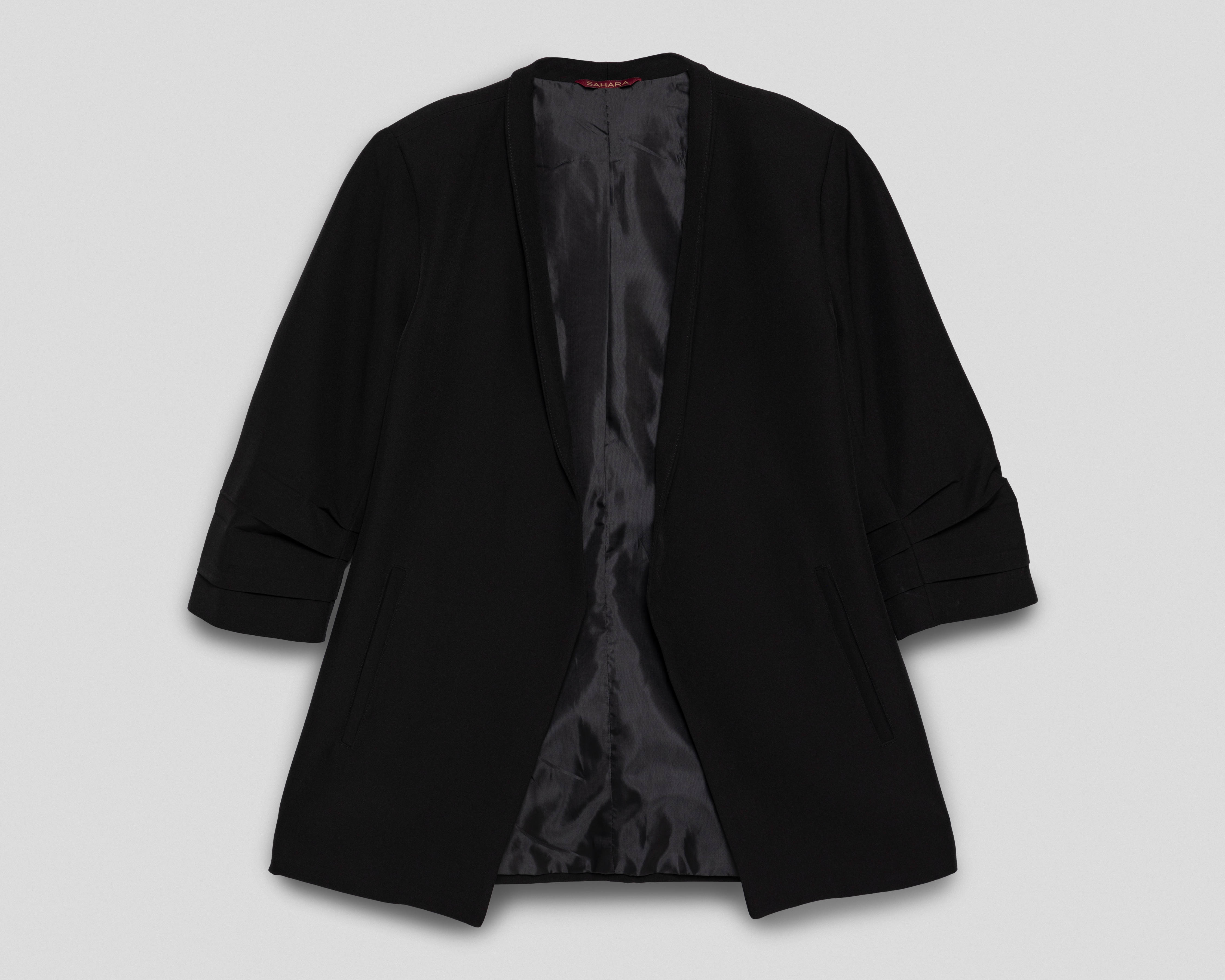 Foto 2 pulgar | Foto 1 | Blazer Negro Sahara para Mujer