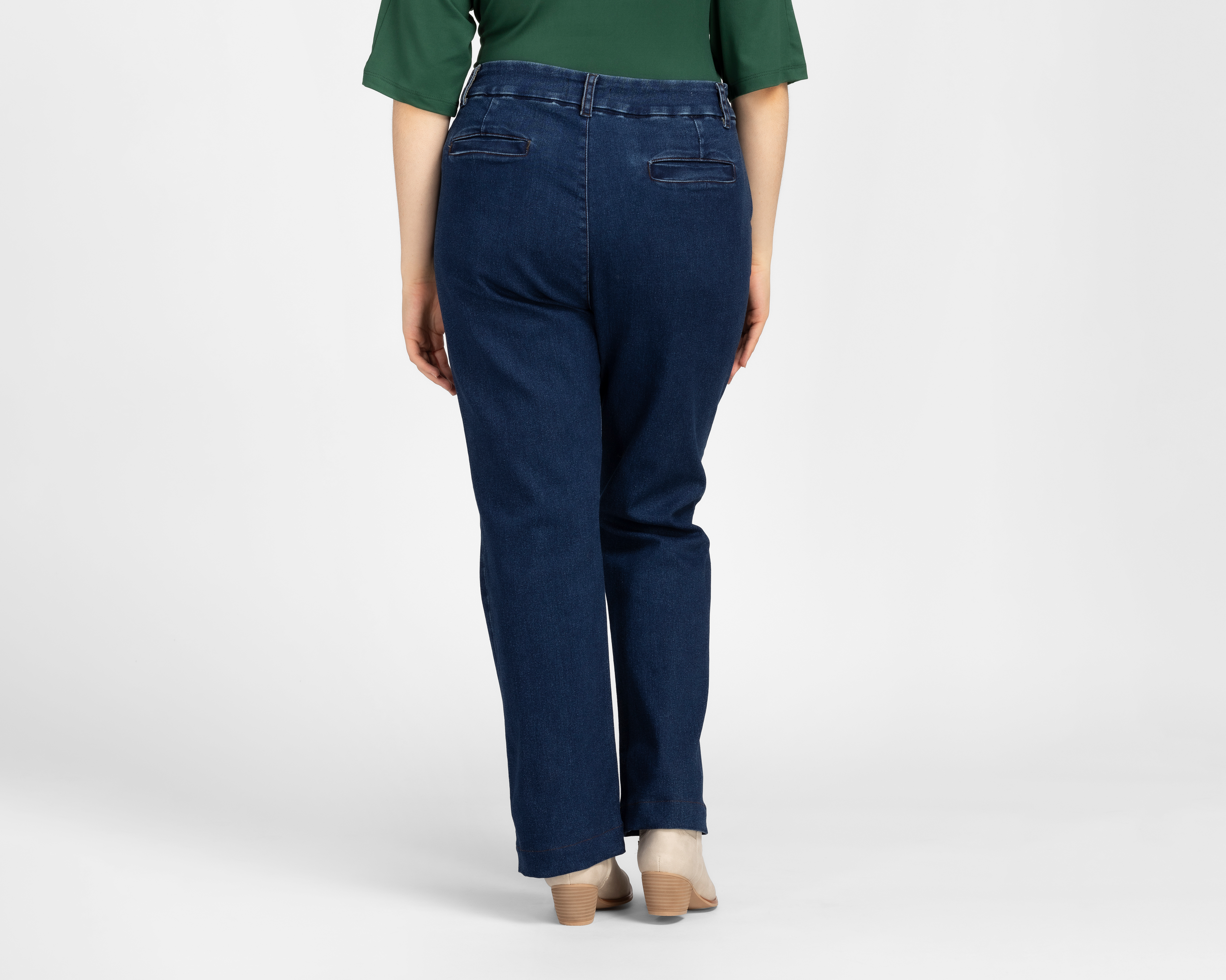 Foto 4 pulgar | Foto 3 | Jeans Recto Sahara para Mujer