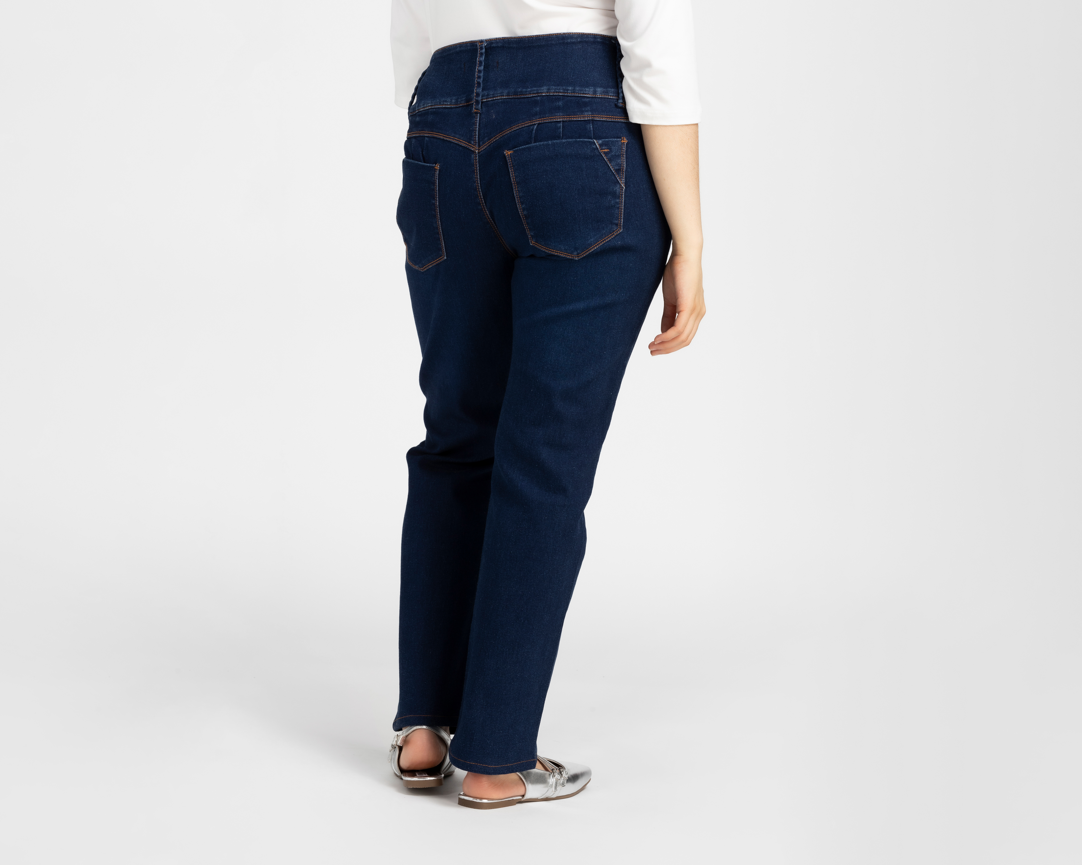 Foto 4 pulgar | Foto 3 | Jeans Recto Sahara para Mujer