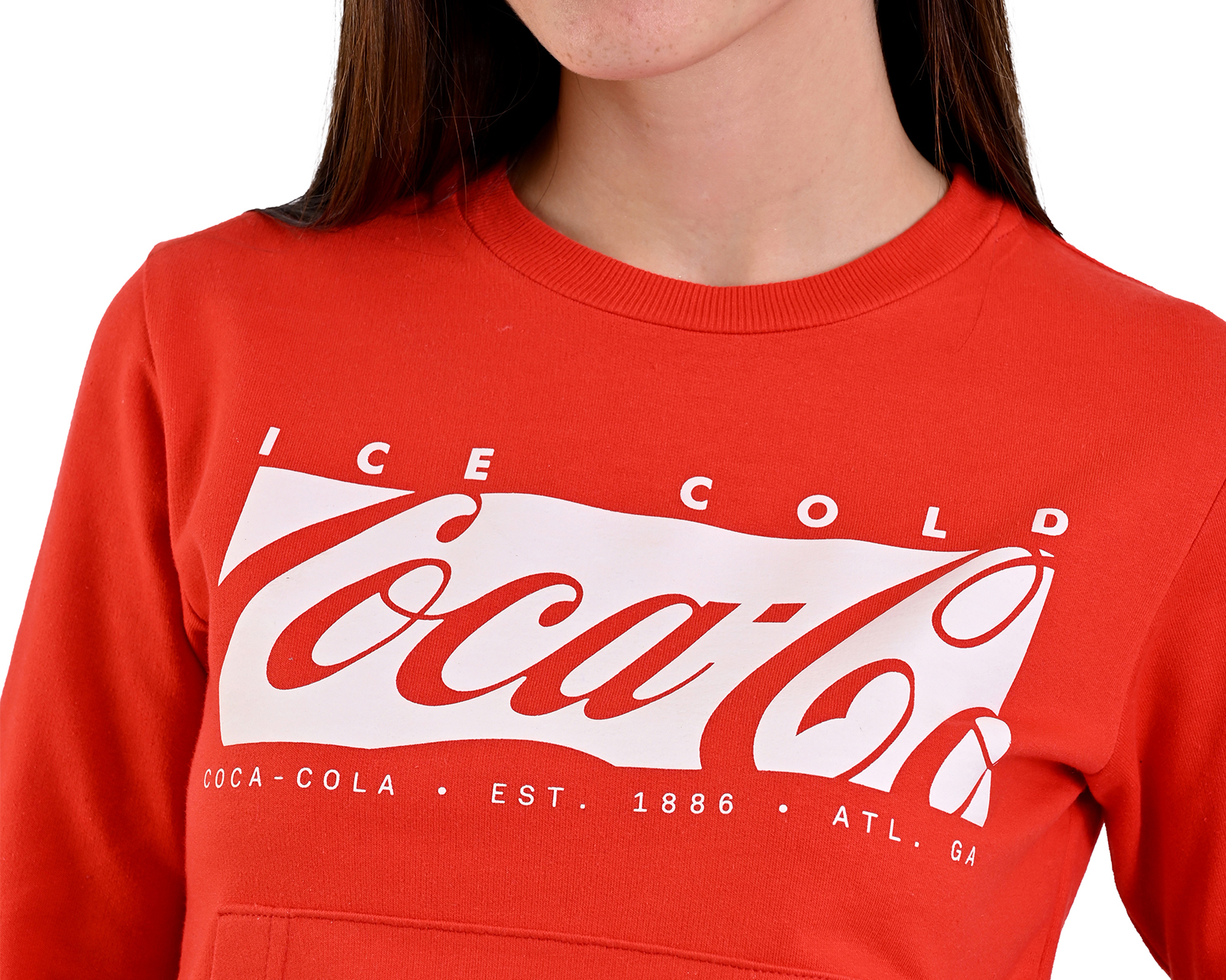 Foto 5 pulgar | Foto 4 | Sudadera con Bolsa Coca-Cola para Mujer