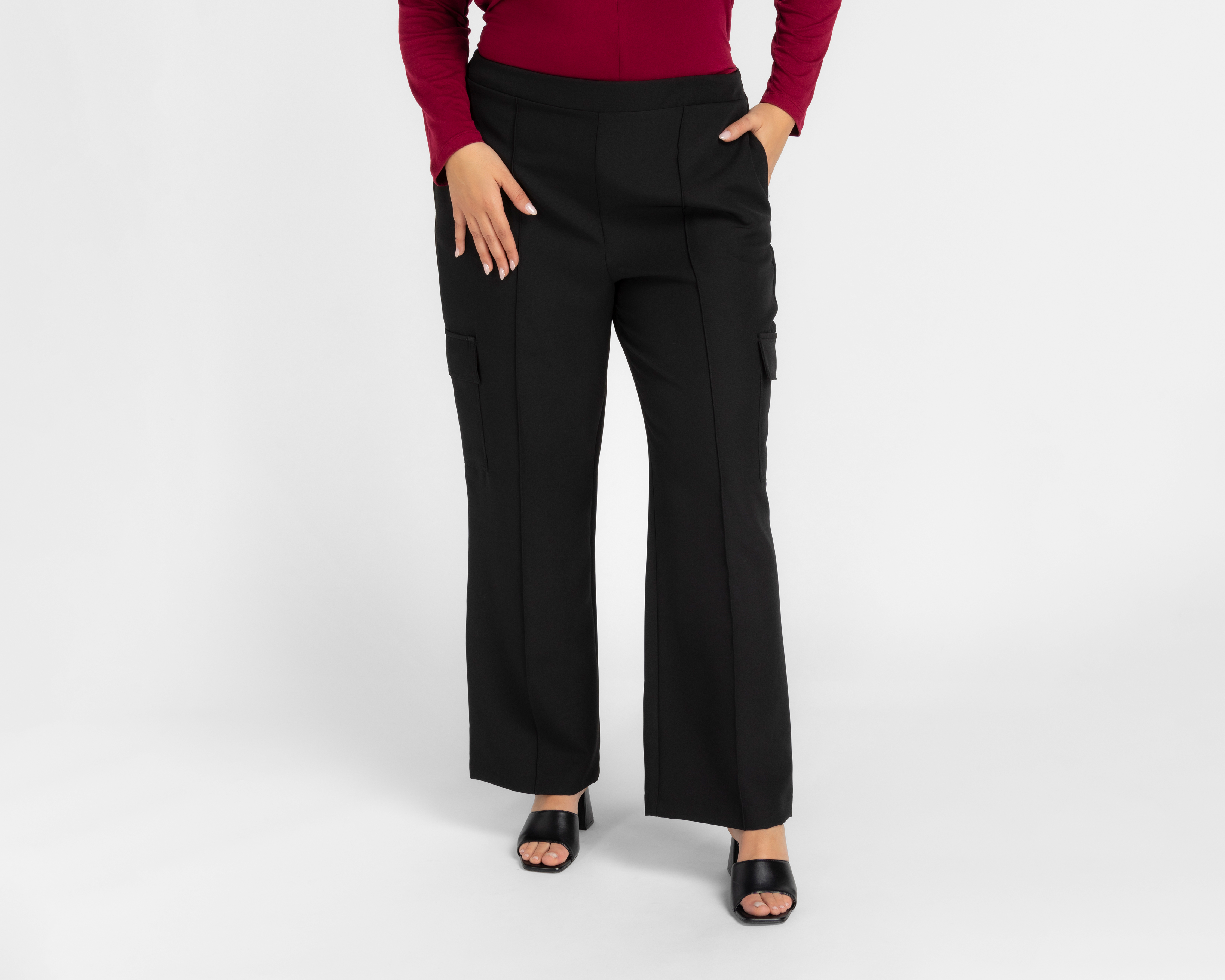 Foto 5 pulgar | Foto 4 | Pantalón de Vestir Sahara Negro para Mujer