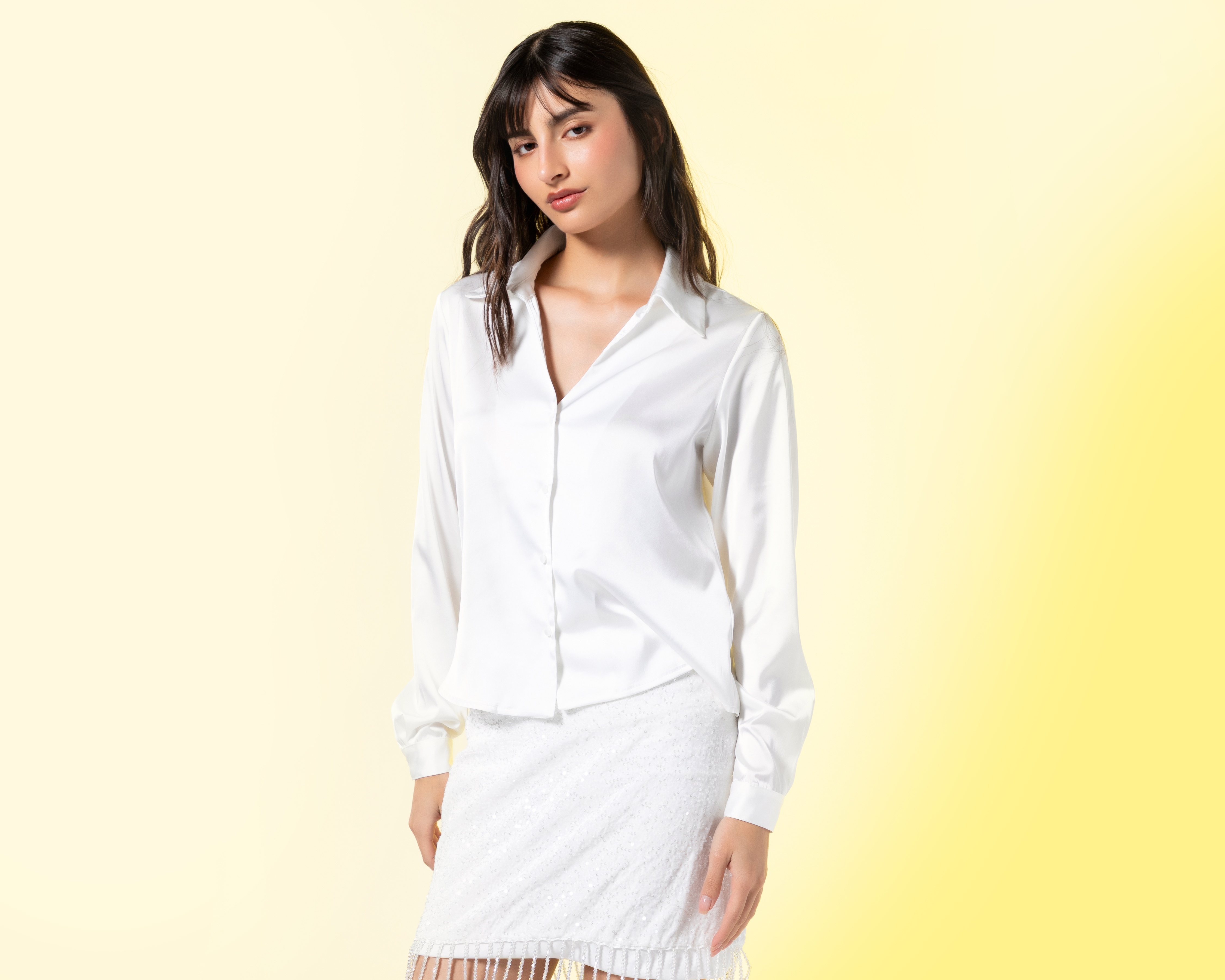 Foto 3 pulgar | Foto 2 | Blusa Blanca Strona para Mujer