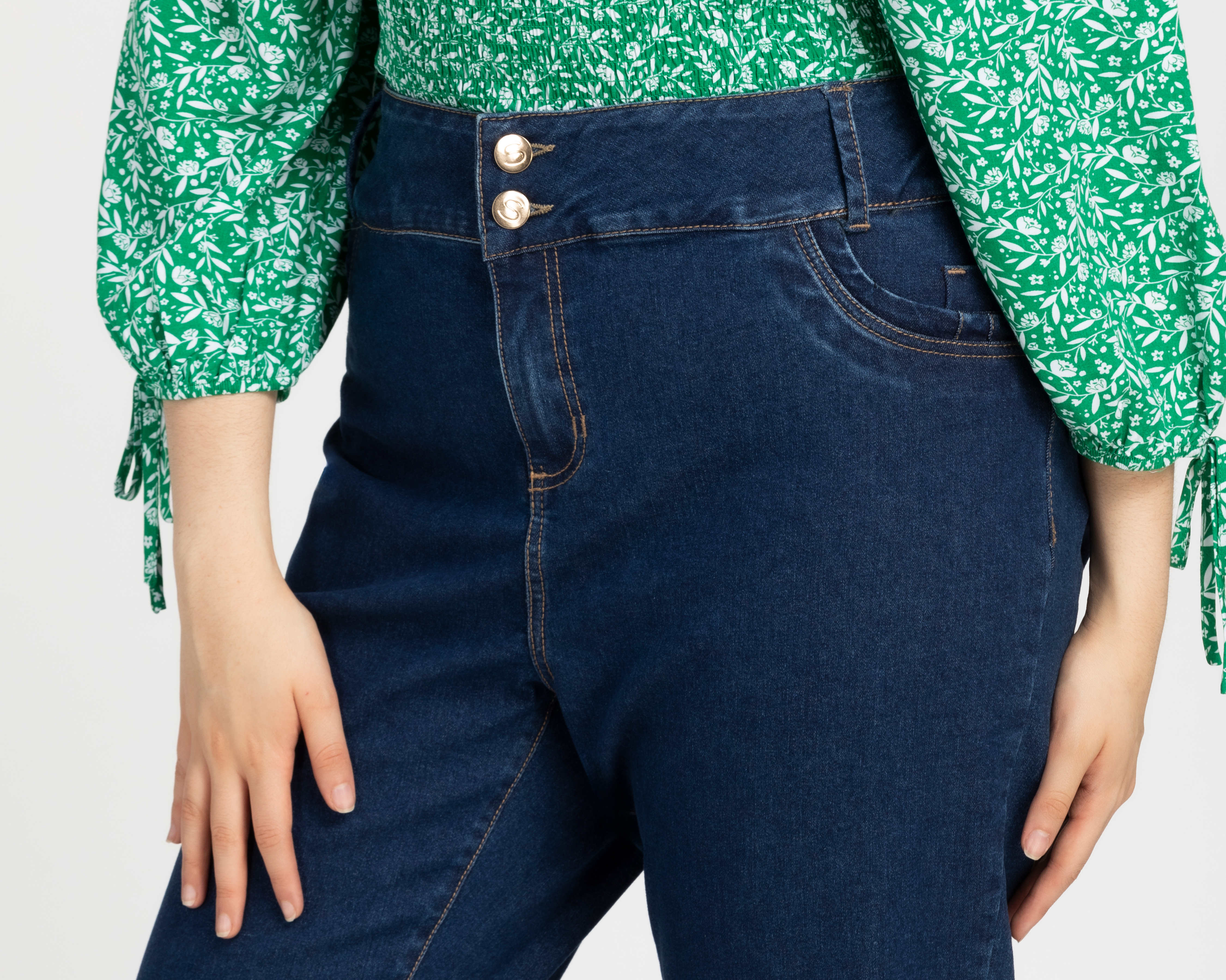 Foto 5 pulgar | Foto 4 | Jeans Recto Sahara para Mujer