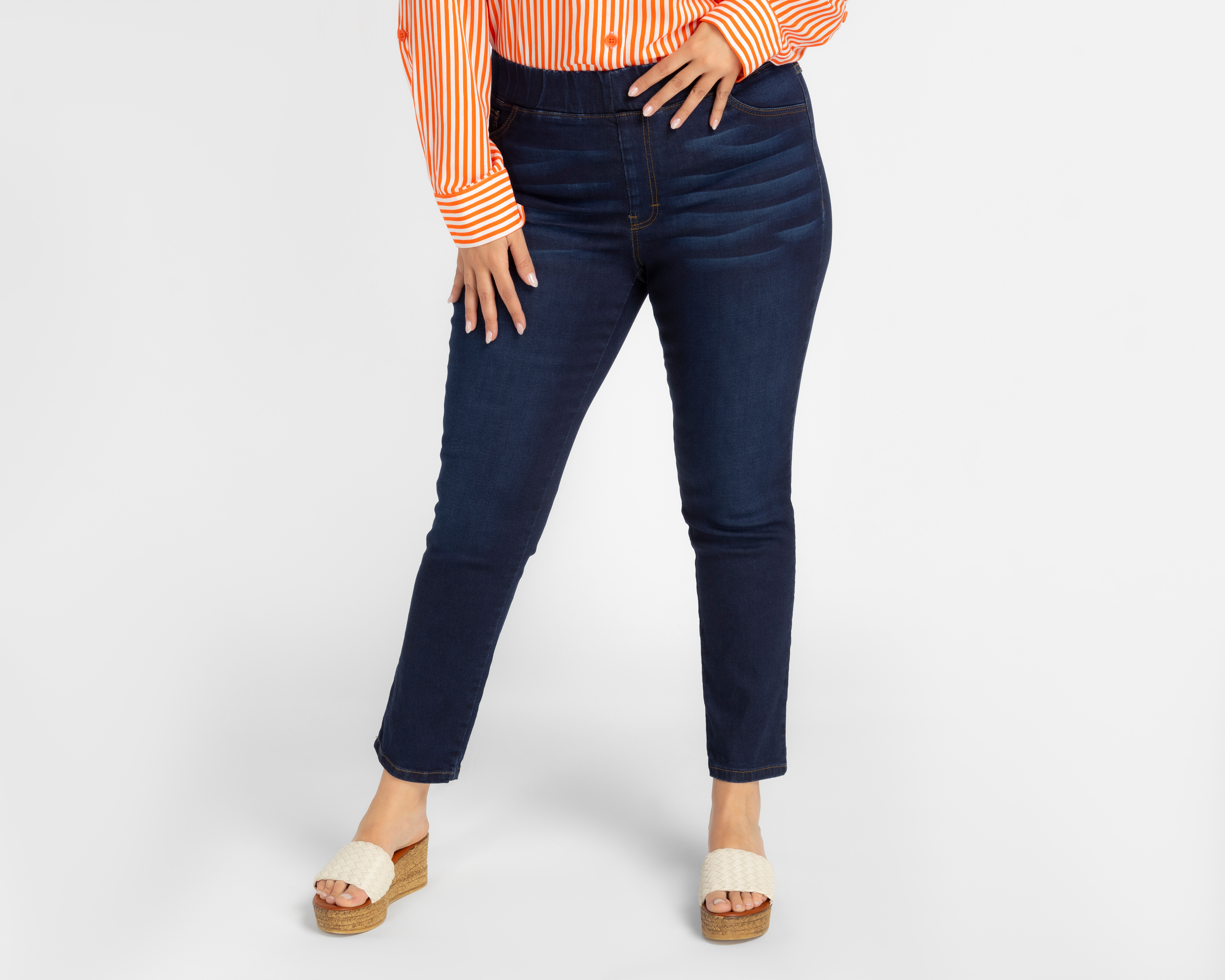 Foto 2 pulgar | Foto 1 | Jeans Skinny Sahara para Mujer
