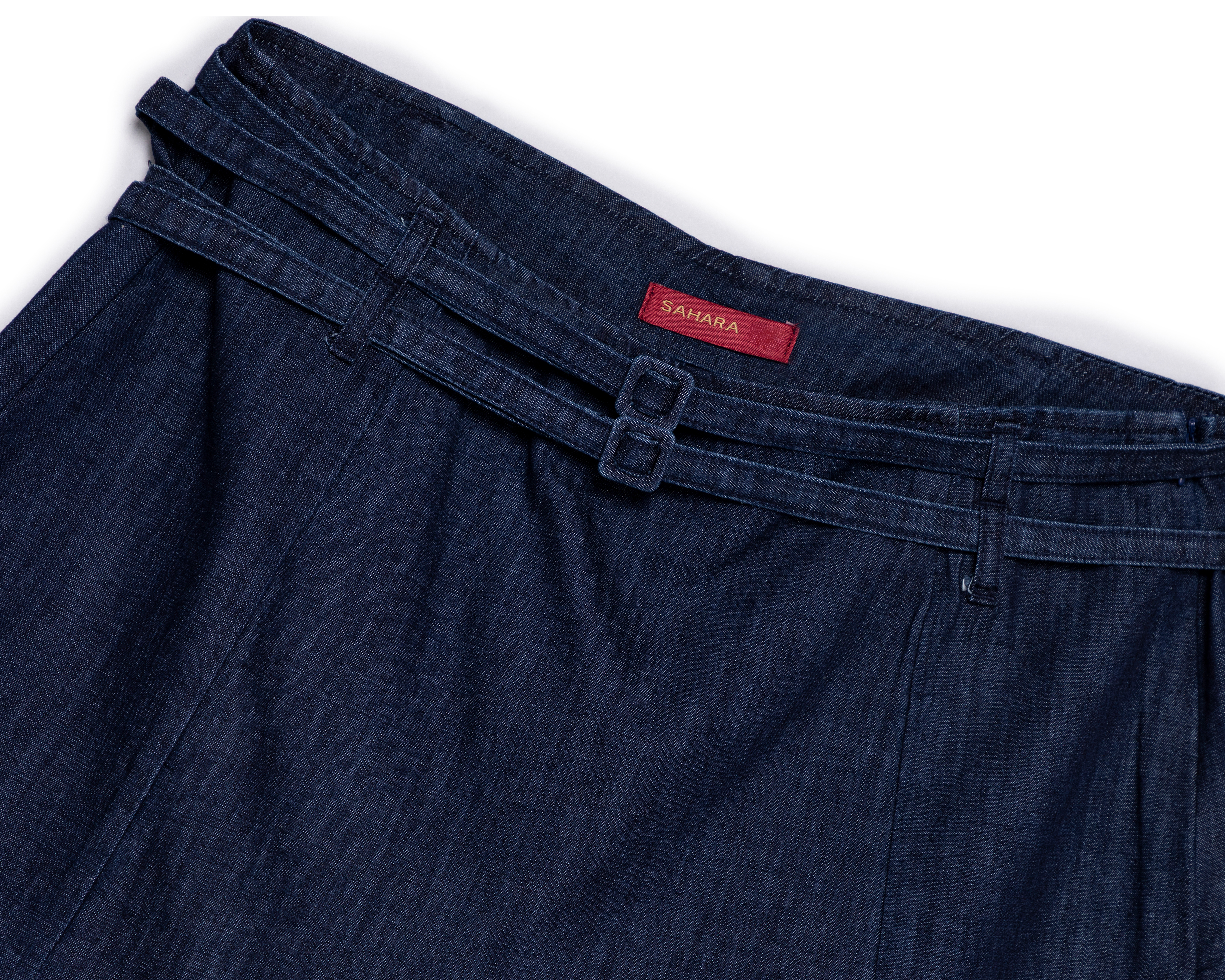 Foto 3 | Foto 3 | Short Falda Sahara con Doble Cinto para Mujer