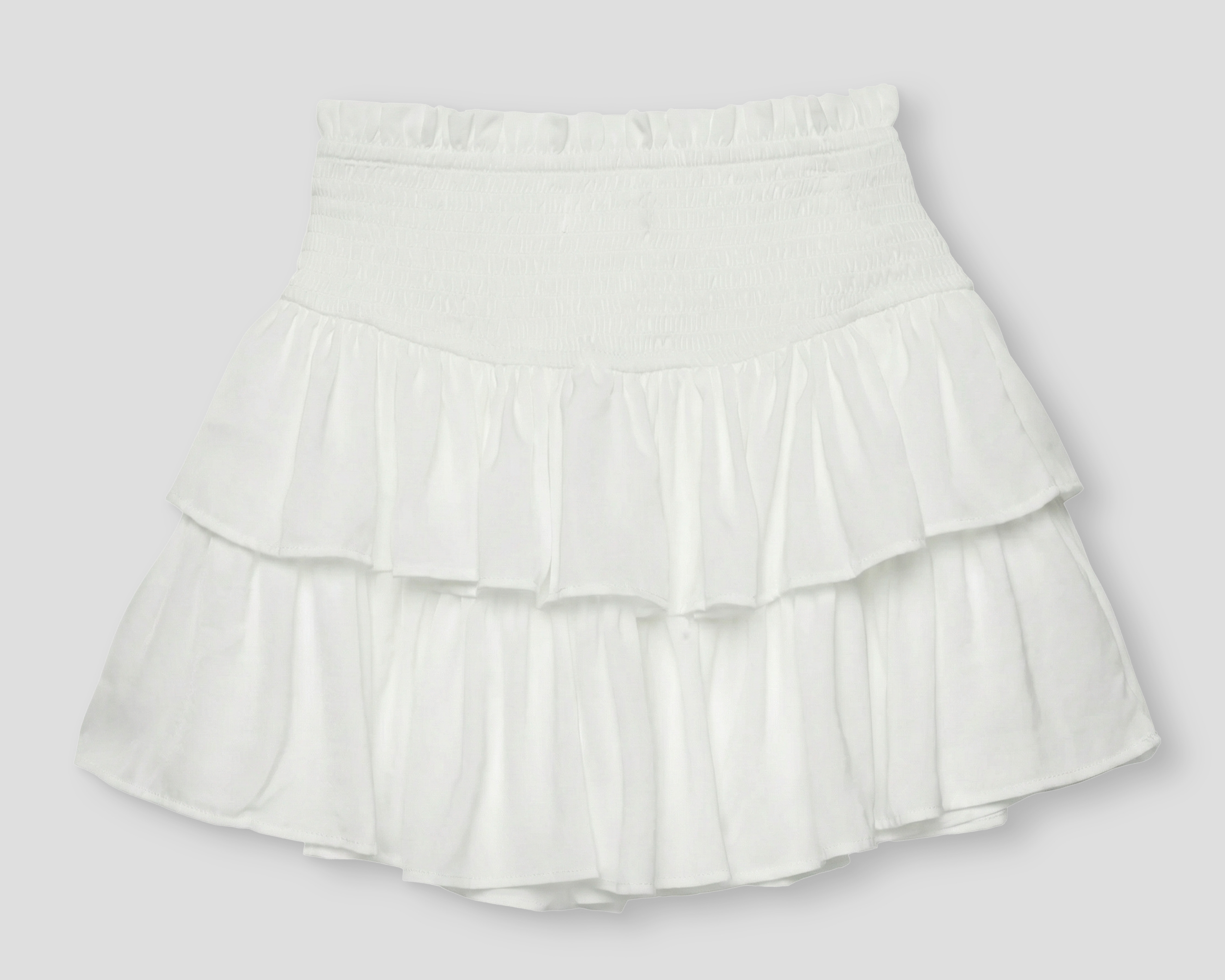 Foto 3 pulgar | Foto 2 | Falda Corta 18 Forever Blanca para Mujer