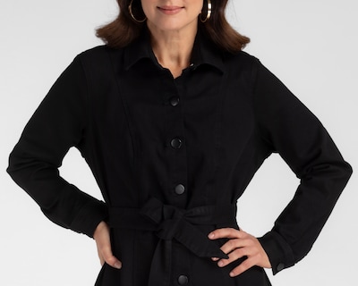 Foto 5 | Foto 5 | Vestido Casual Sahara de Mezclilla Negro con Lazo