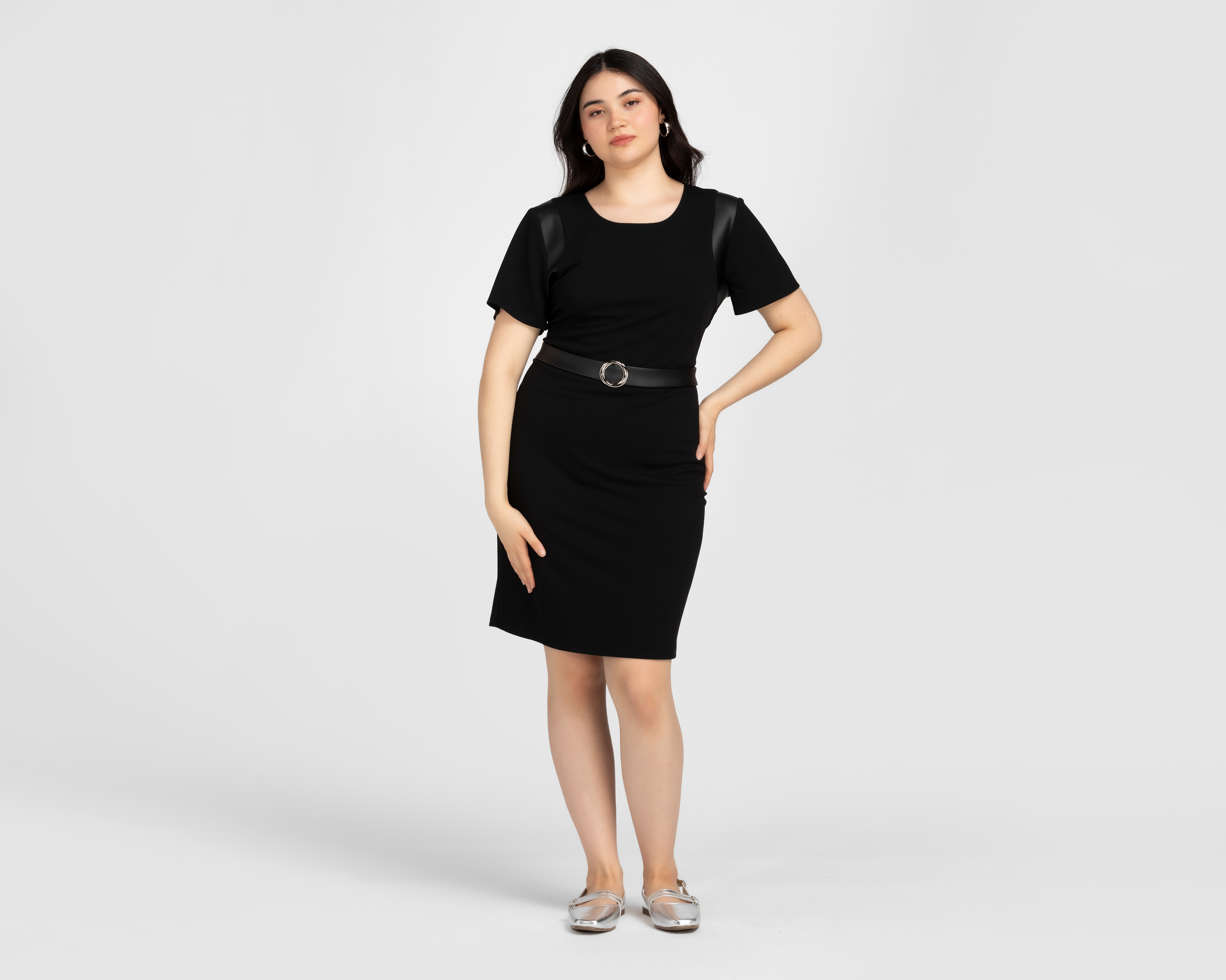 Foto 1 | Foto 1 | Vestido Casual Sahara Negro con Cinturón