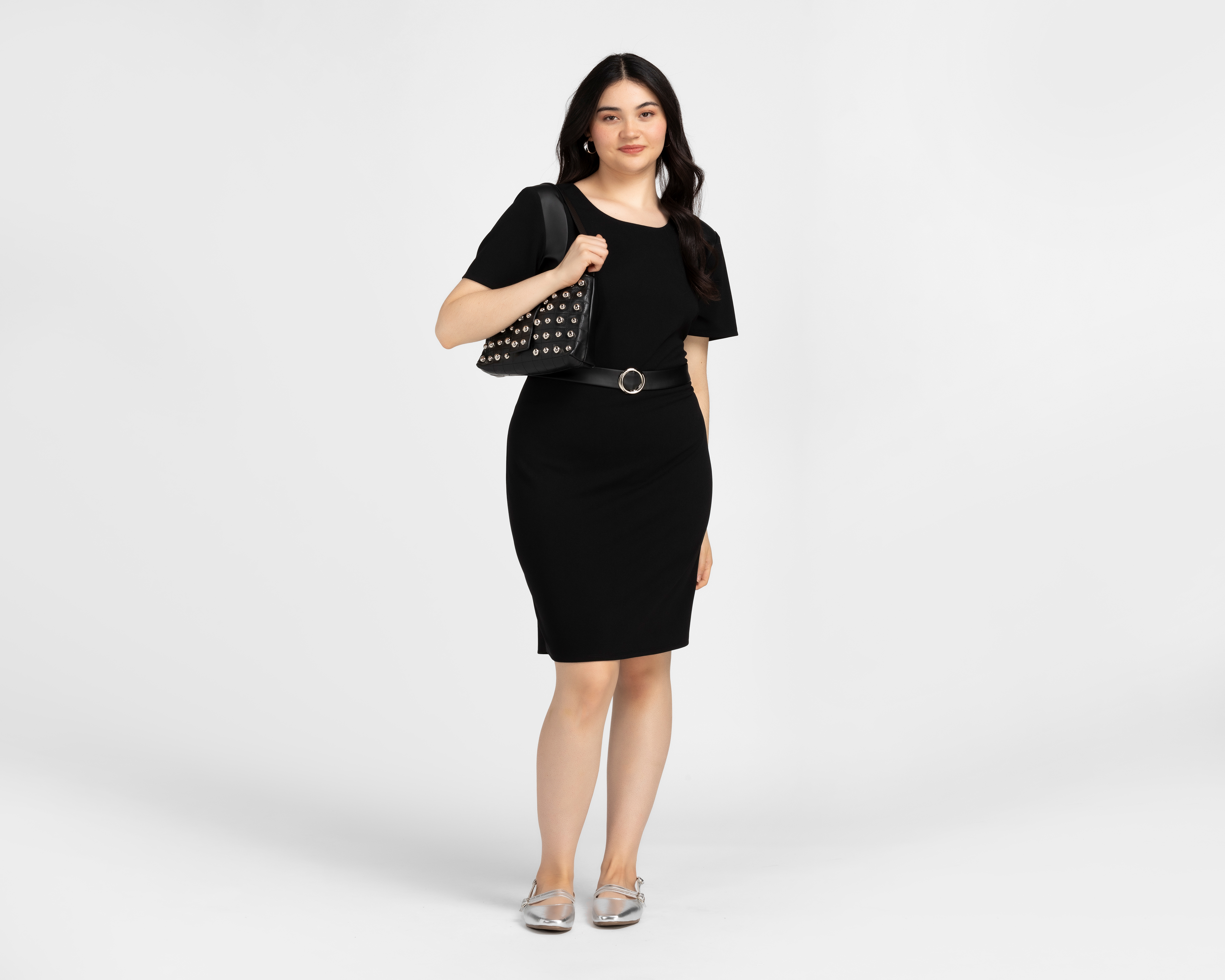 Foto 2 | Foto 2 | Vestido Casual Sahara Negro con Cinturón