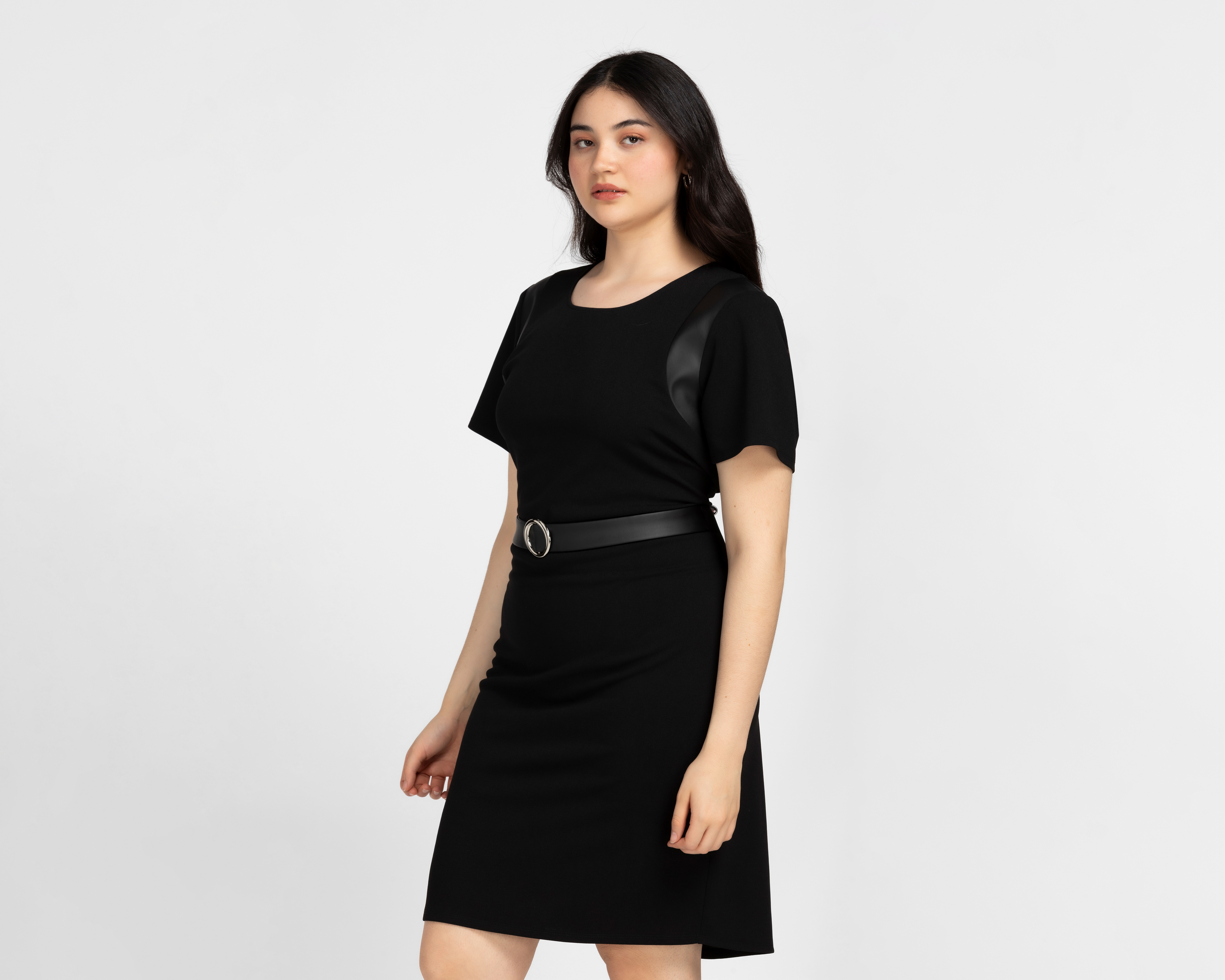 Foto 4 | Foto 4 | Vestido Casual Sahara Negro con Cinturón