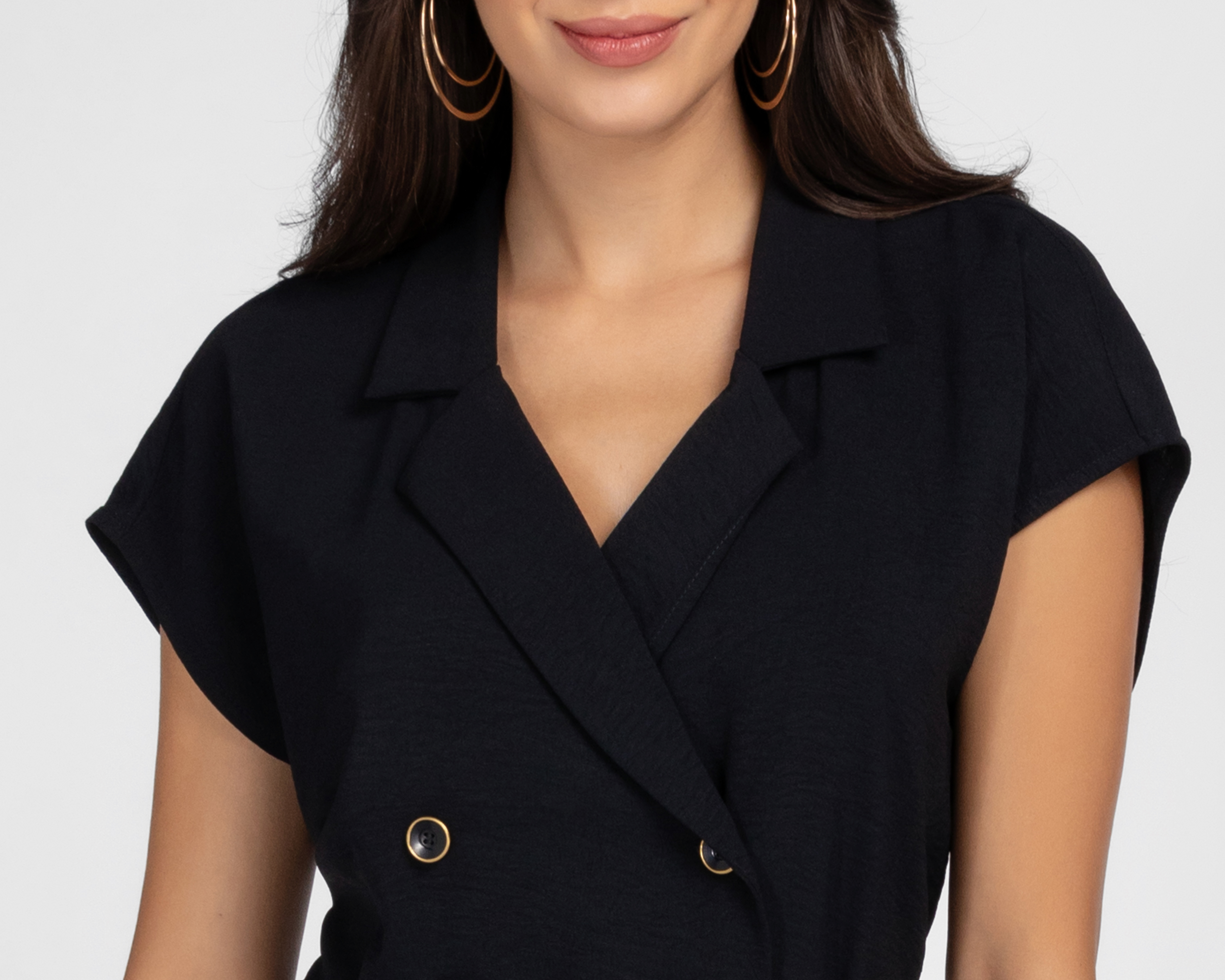 Foto 6 pulgar | Foto 5 | Vestido Casual Sahara Cruzado con Botones