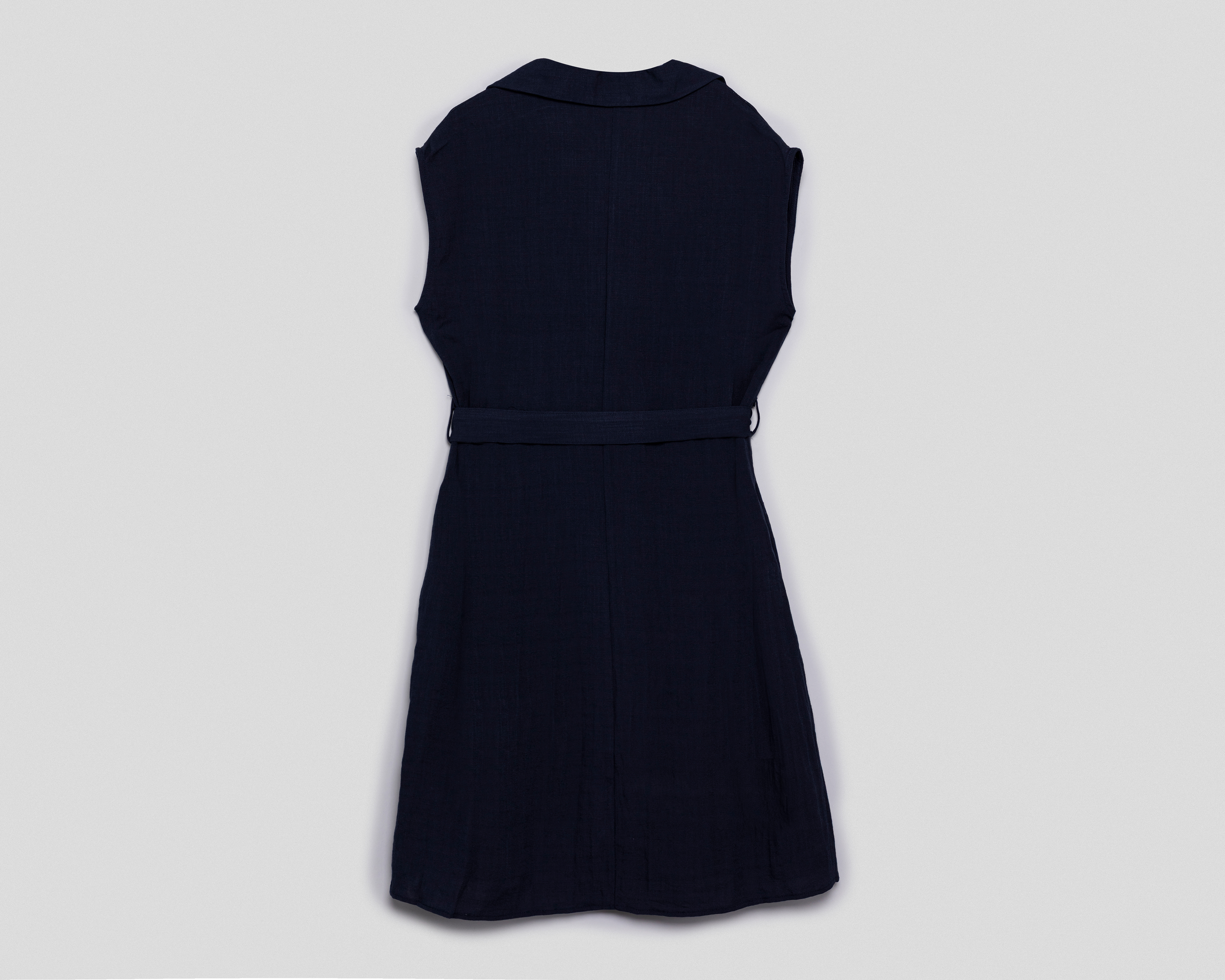 Foto 2 | Foto 2 | Vestido Casual Sahara Azul sin Mangas Midi para Mujer