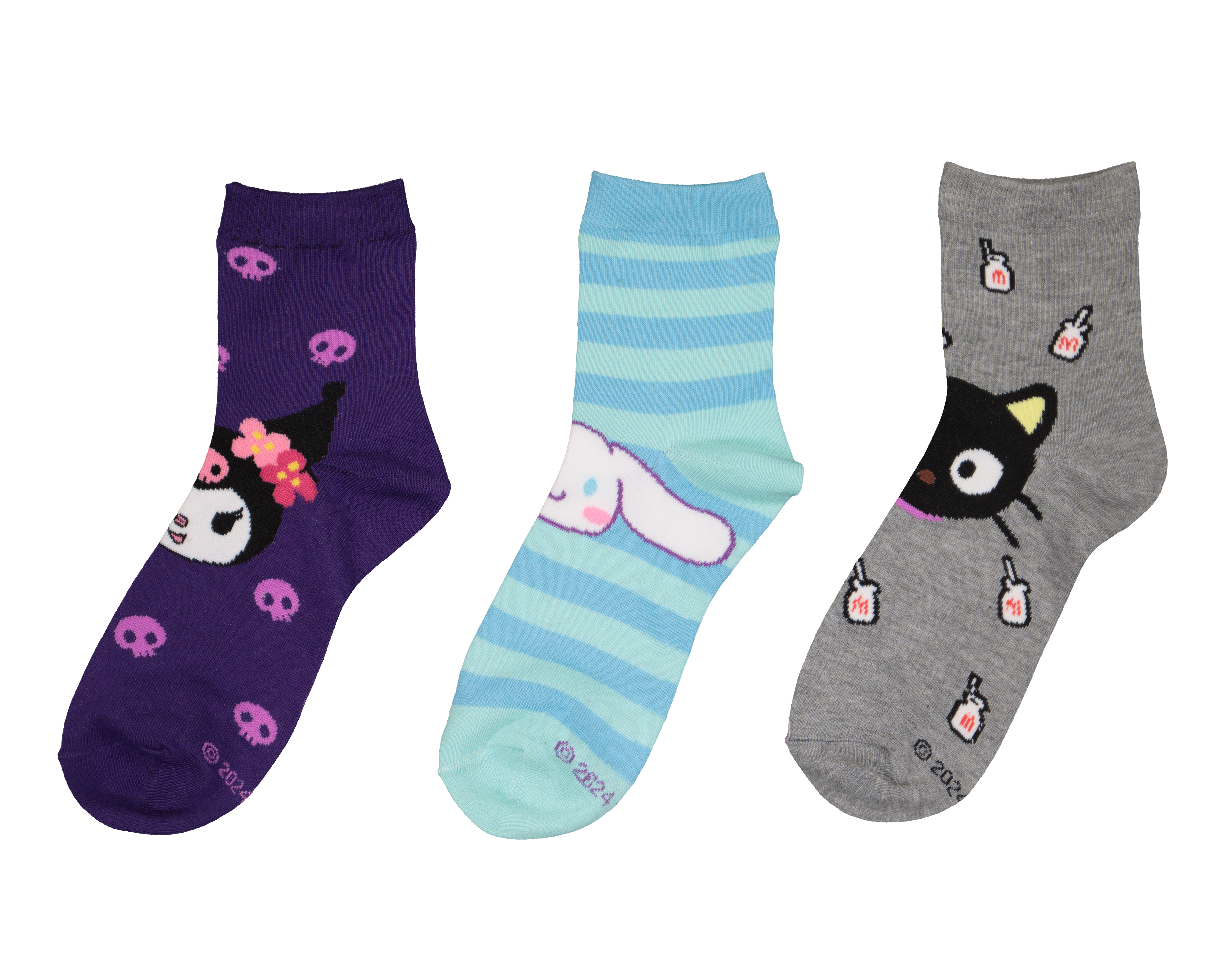 Calcetas Cortas Hello Kitty para Mujer 3 Pares