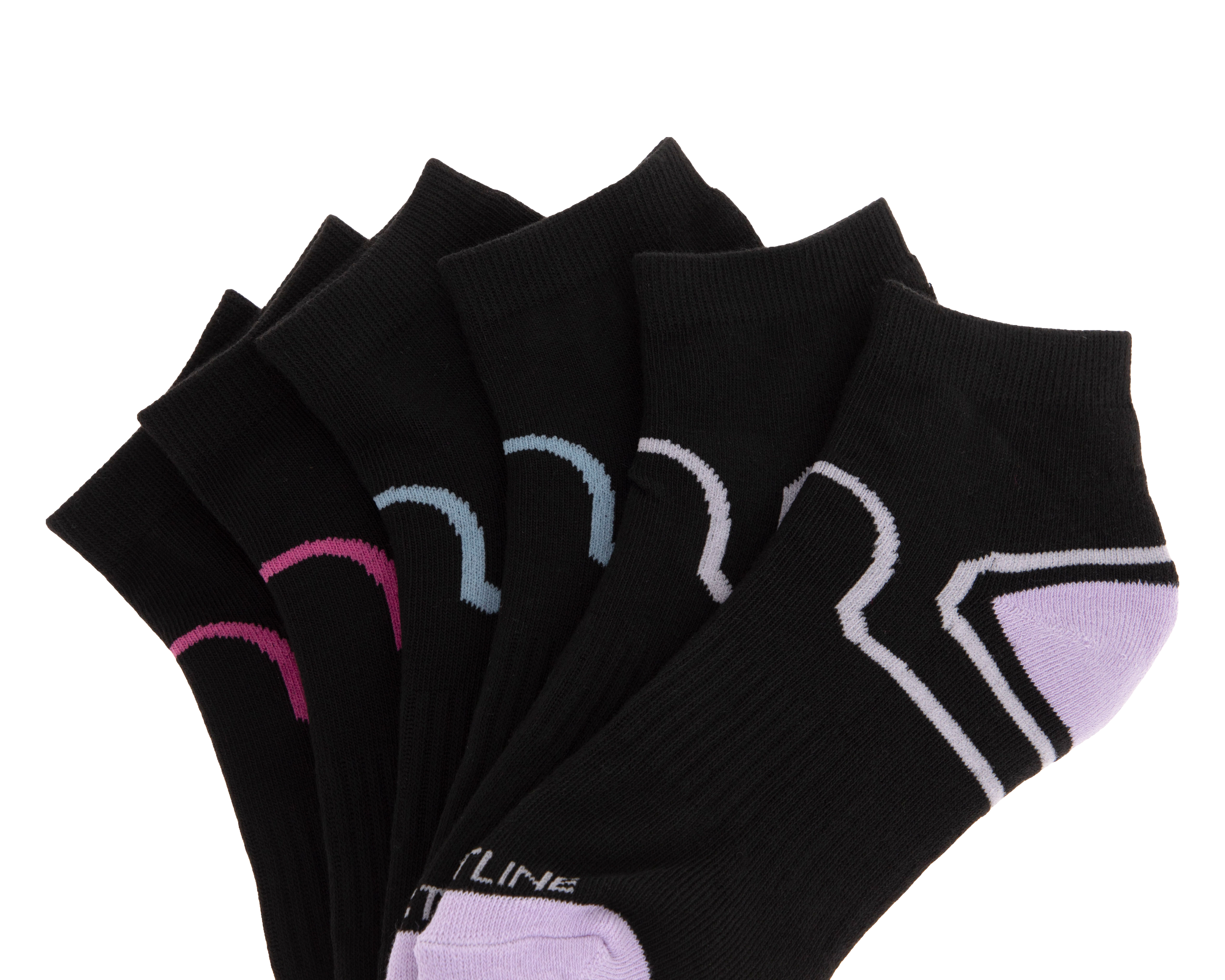 Foto 3 pulgar | Foto 2 | Calcetas Cortas Deportivas Sportline para Mujer 6 Pares