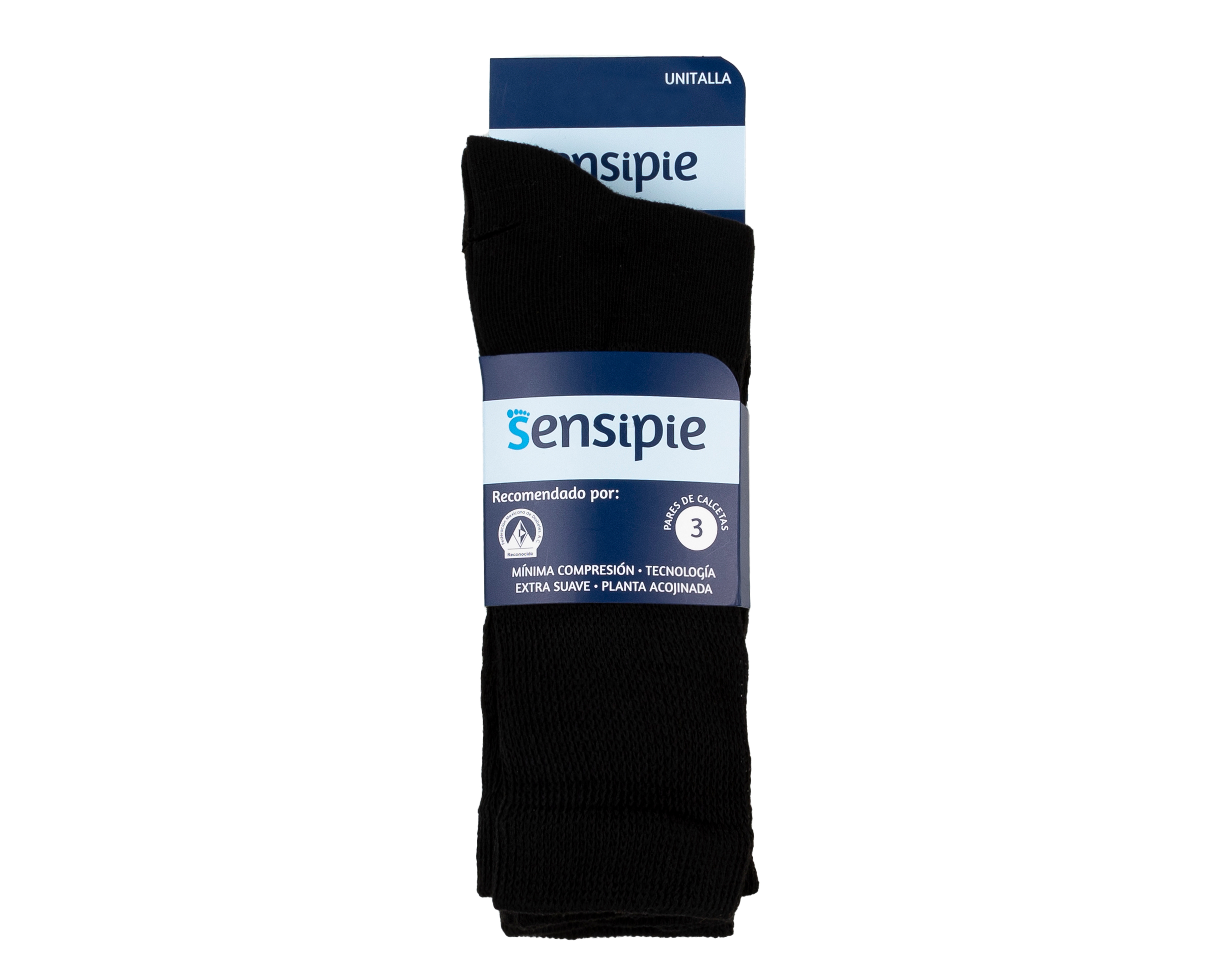Foto 4 pulgar | Foto 3 | Calcetines para Personas con Diabetes Sensipie 3 Pares