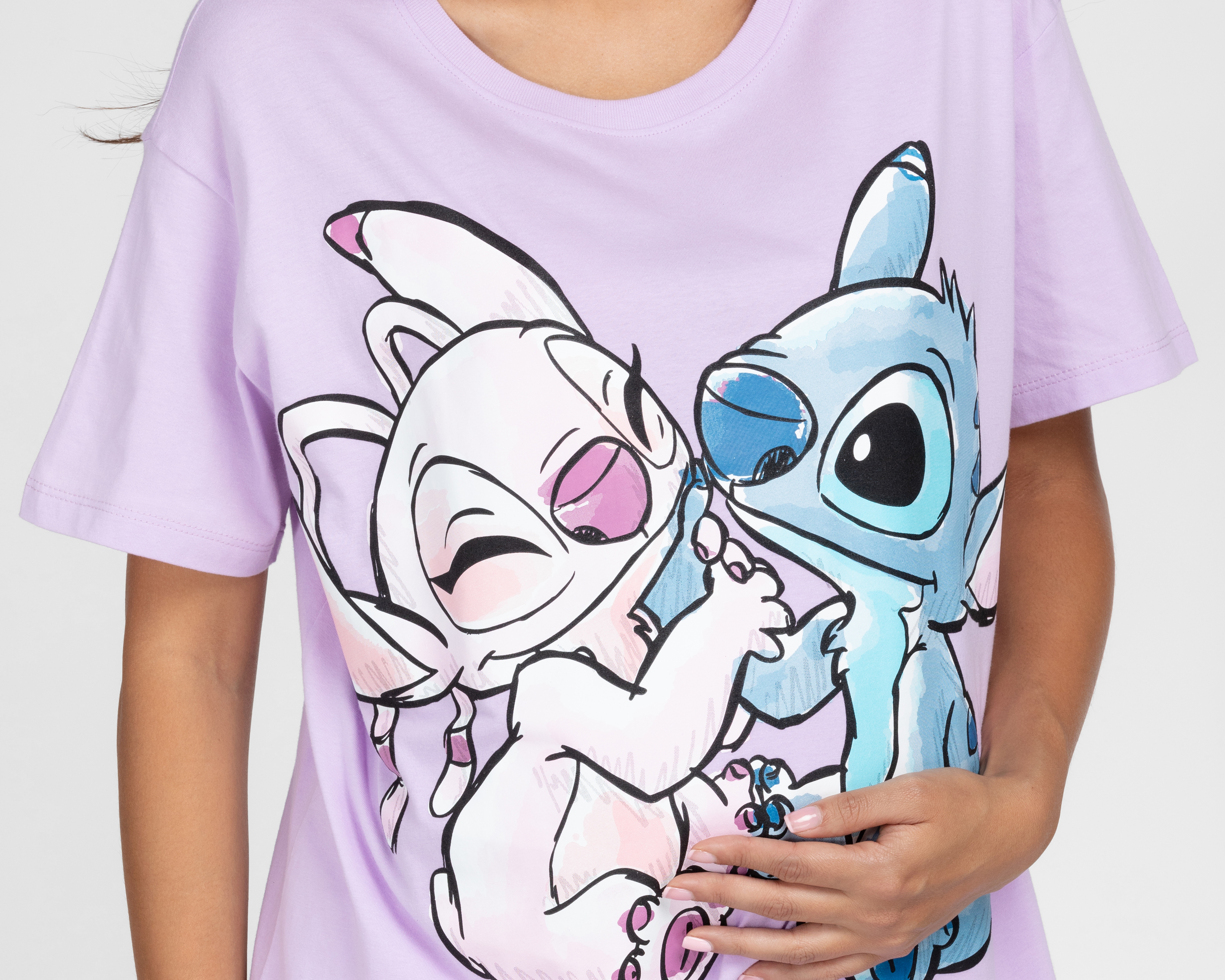Foto 4 pulgar | Foto 3 | Playera Disney Manga Corta para Mujer