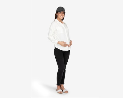 Foto 2 | Foto 2 | Pantalón de Maternidad Mamá Bella Negro