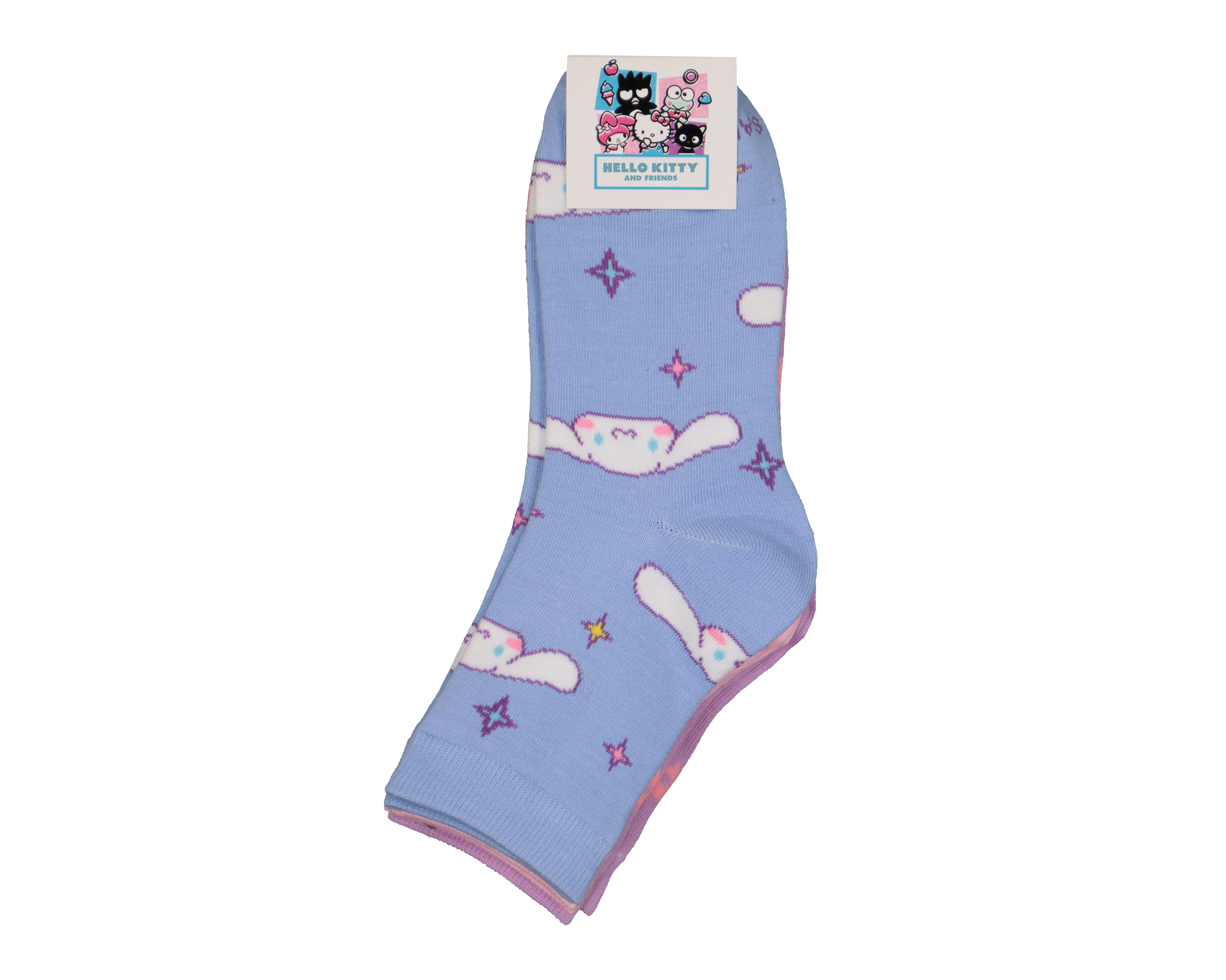 Foto 4 pulgar | Foto 3 | Calcetas Hello Kitty para Mujer 3 Pares